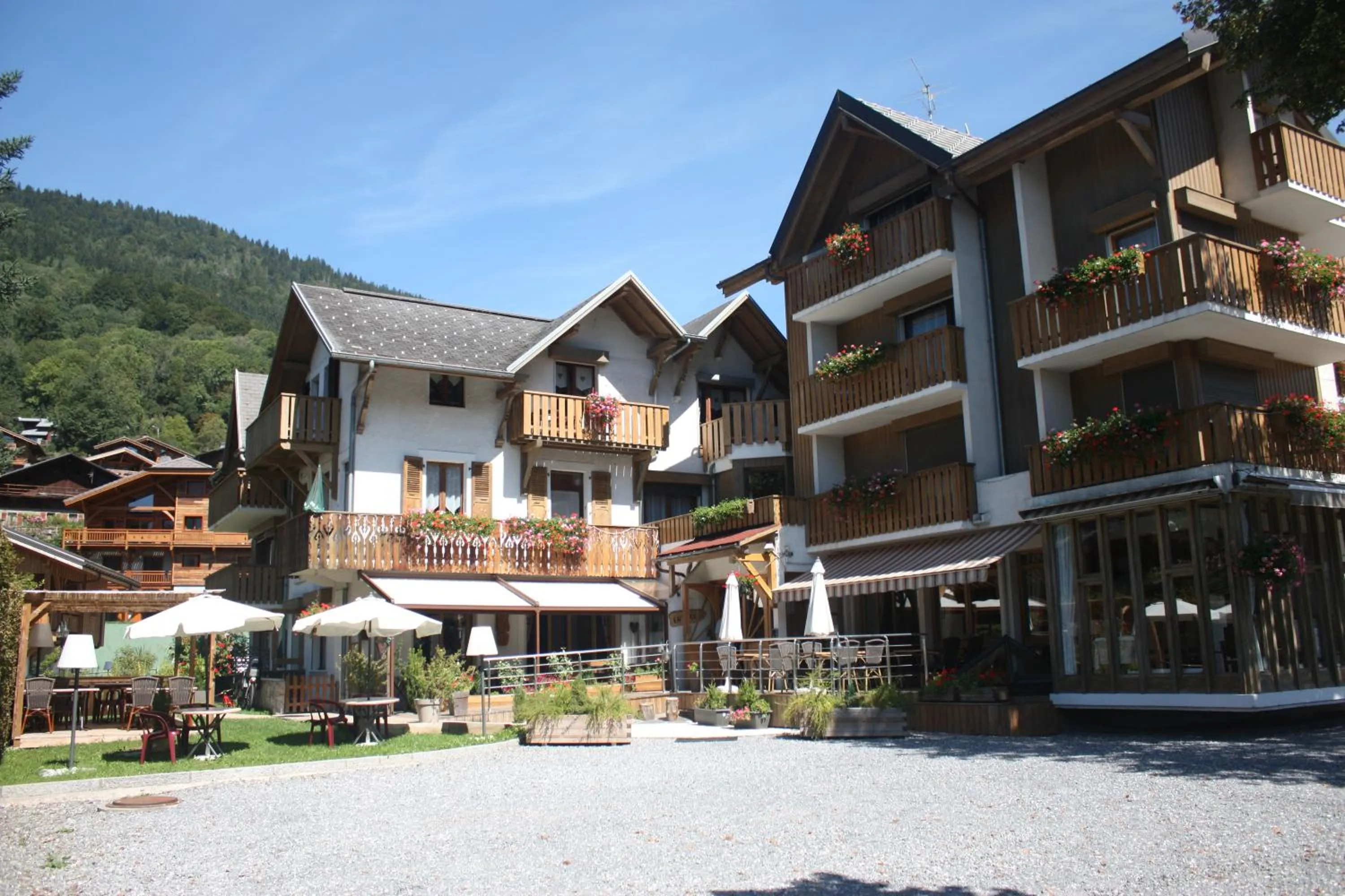 Property building in Logis Hotel Gai Soleil