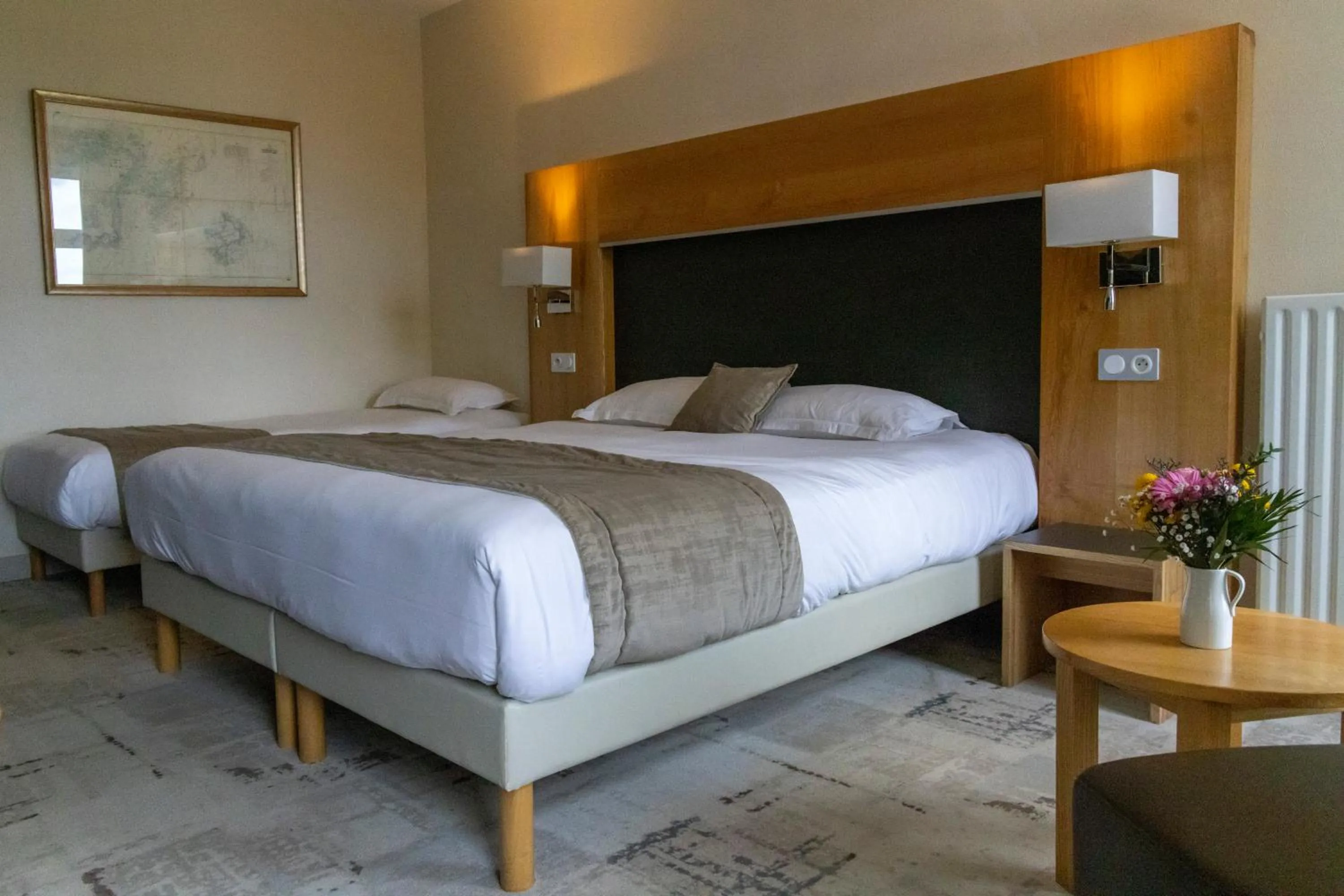 Bed in Hotel Le Cercle