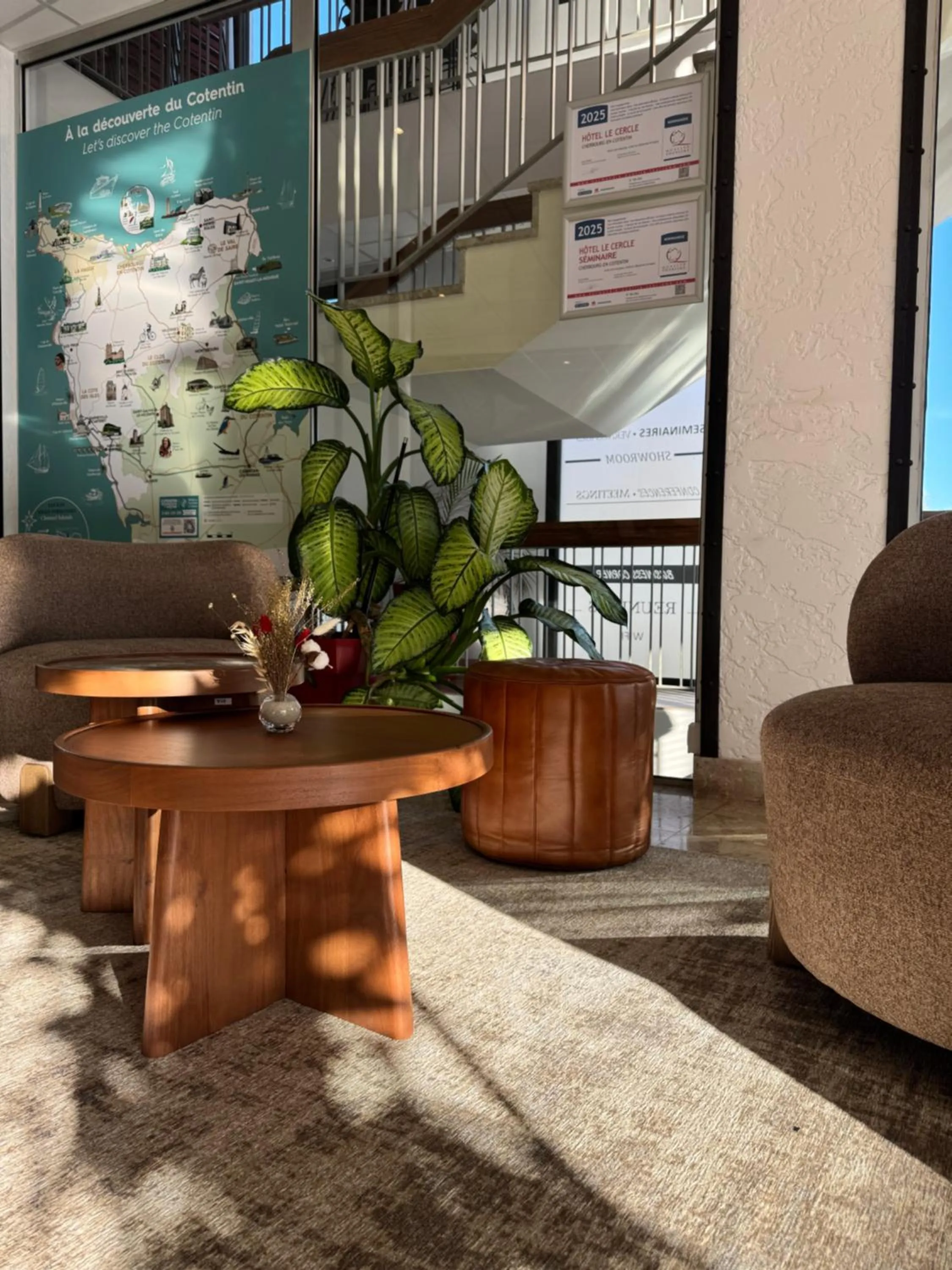 Lobby or reception in Hotel Le Cercle