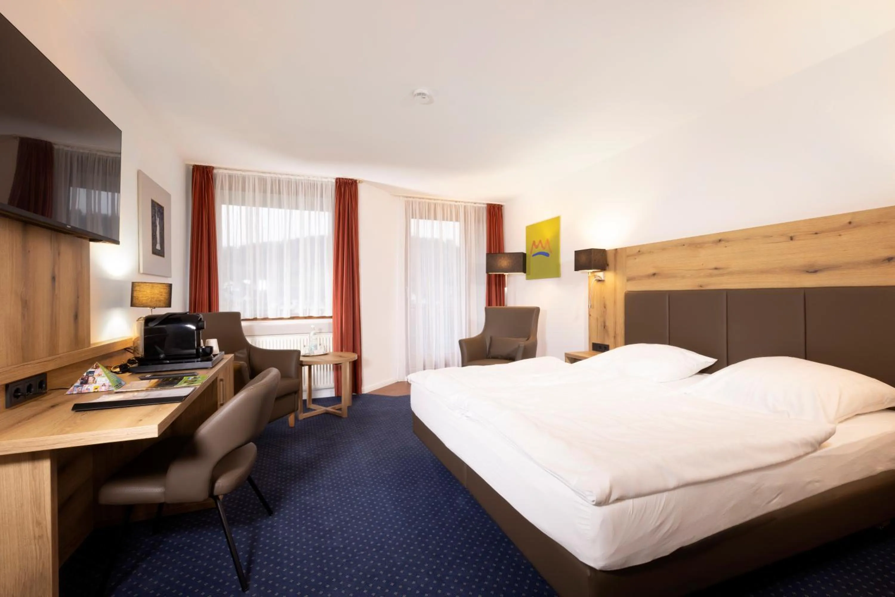 TV and multimedia, Bed in Waldhotel Bärenstein