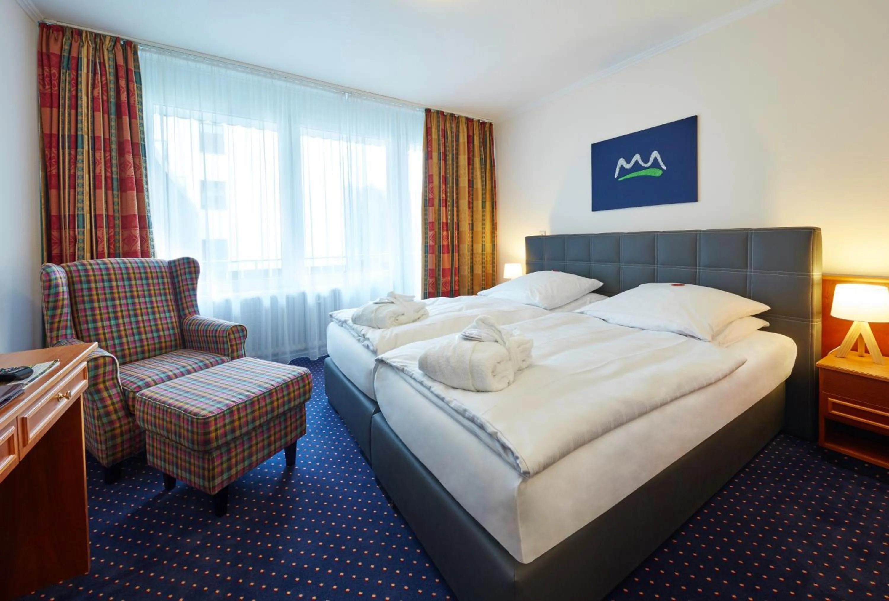 Bed in Waldhotel Bärenstein