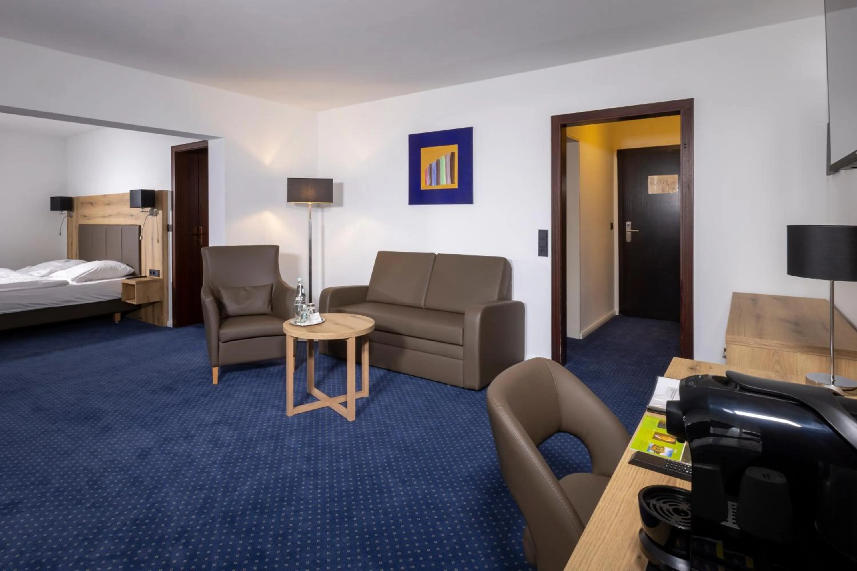 Photo of the whole room, Bed in Waldhotel Bärenstein