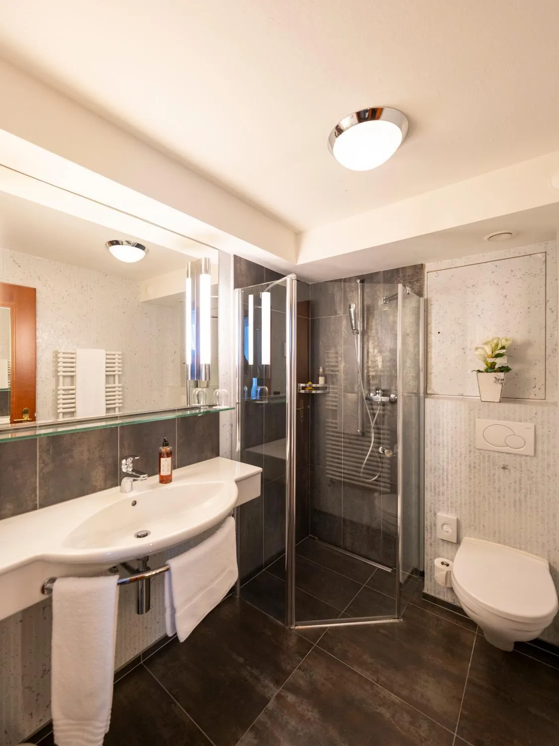 Shower in Hotel Hecht