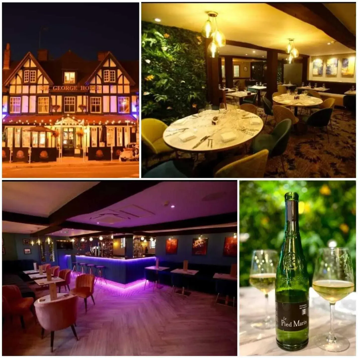 Food and drinks in The George Hotel Food and drinks in The George Hotel