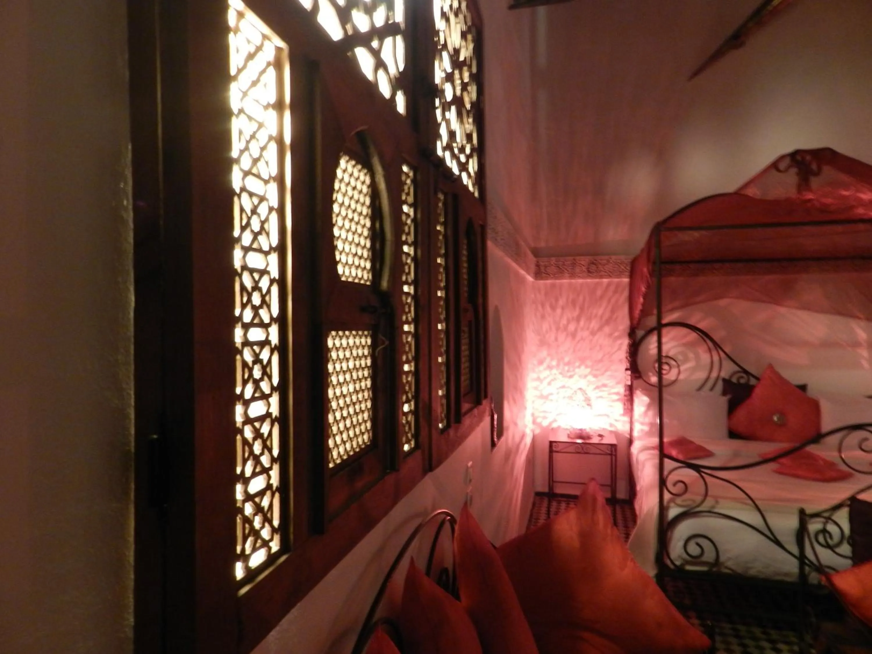 Bed in Riad Jamaï