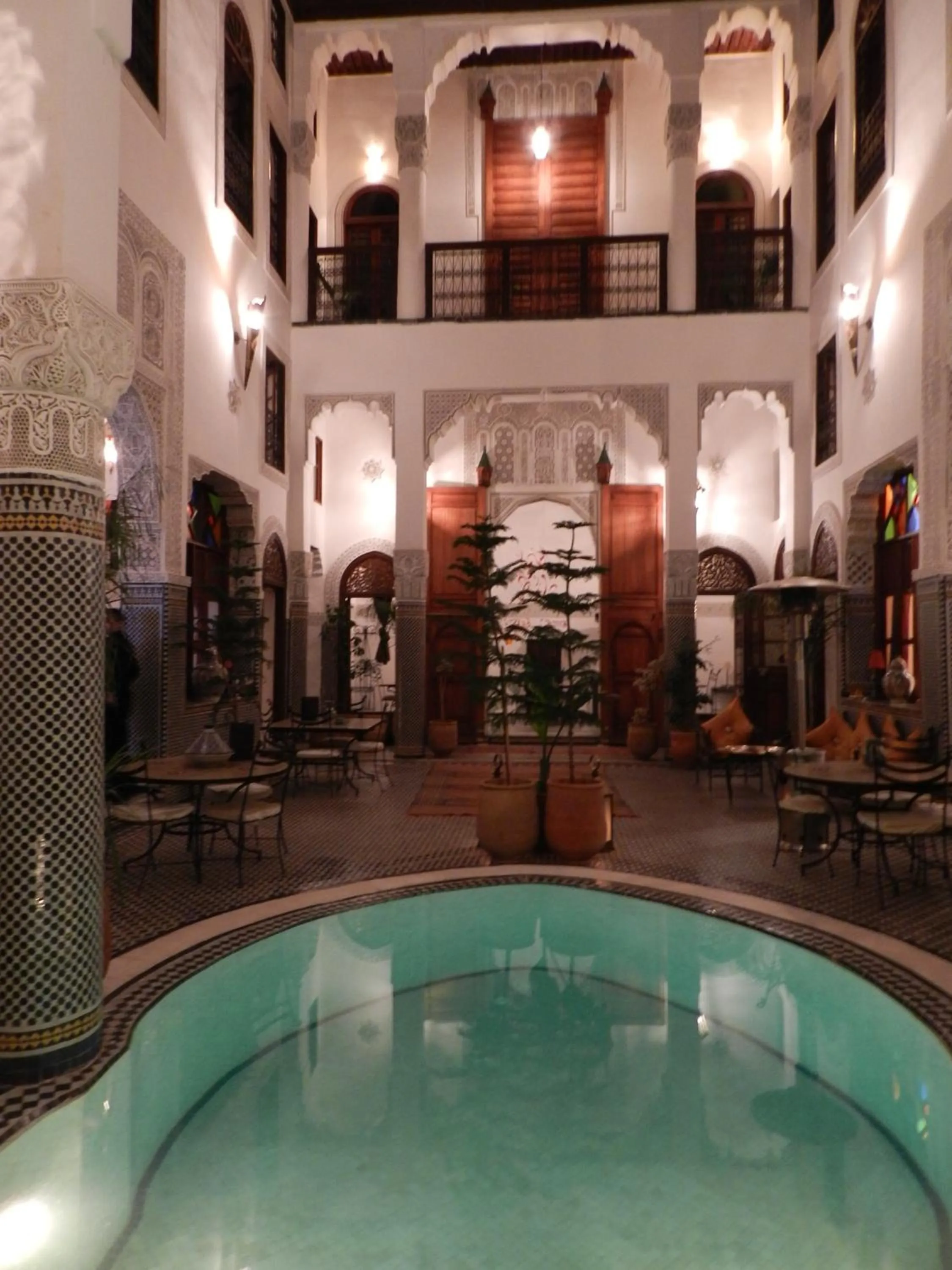 Decorative detail in Riad Jamaï