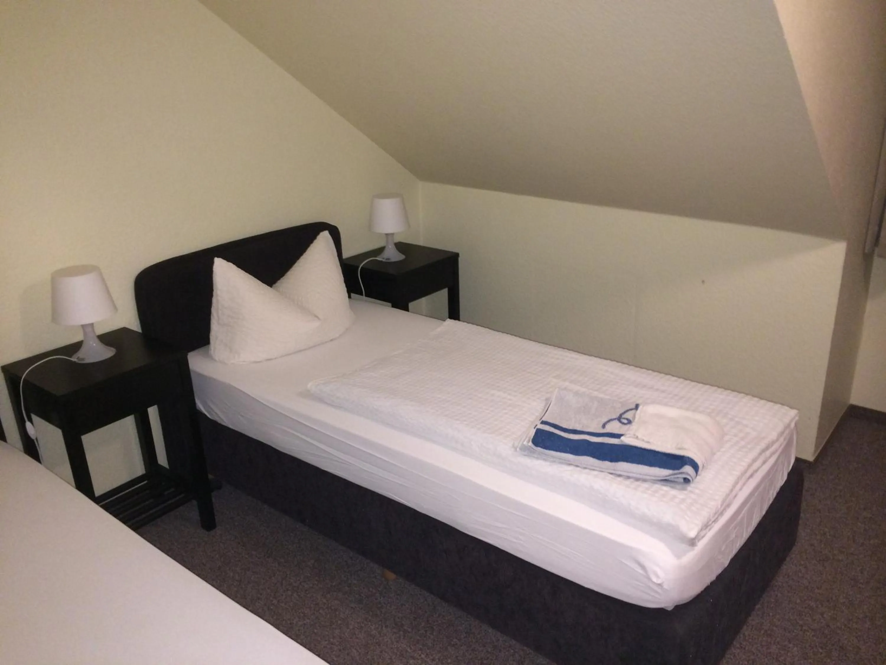 Bed in Hotel Gasthof Waldeck