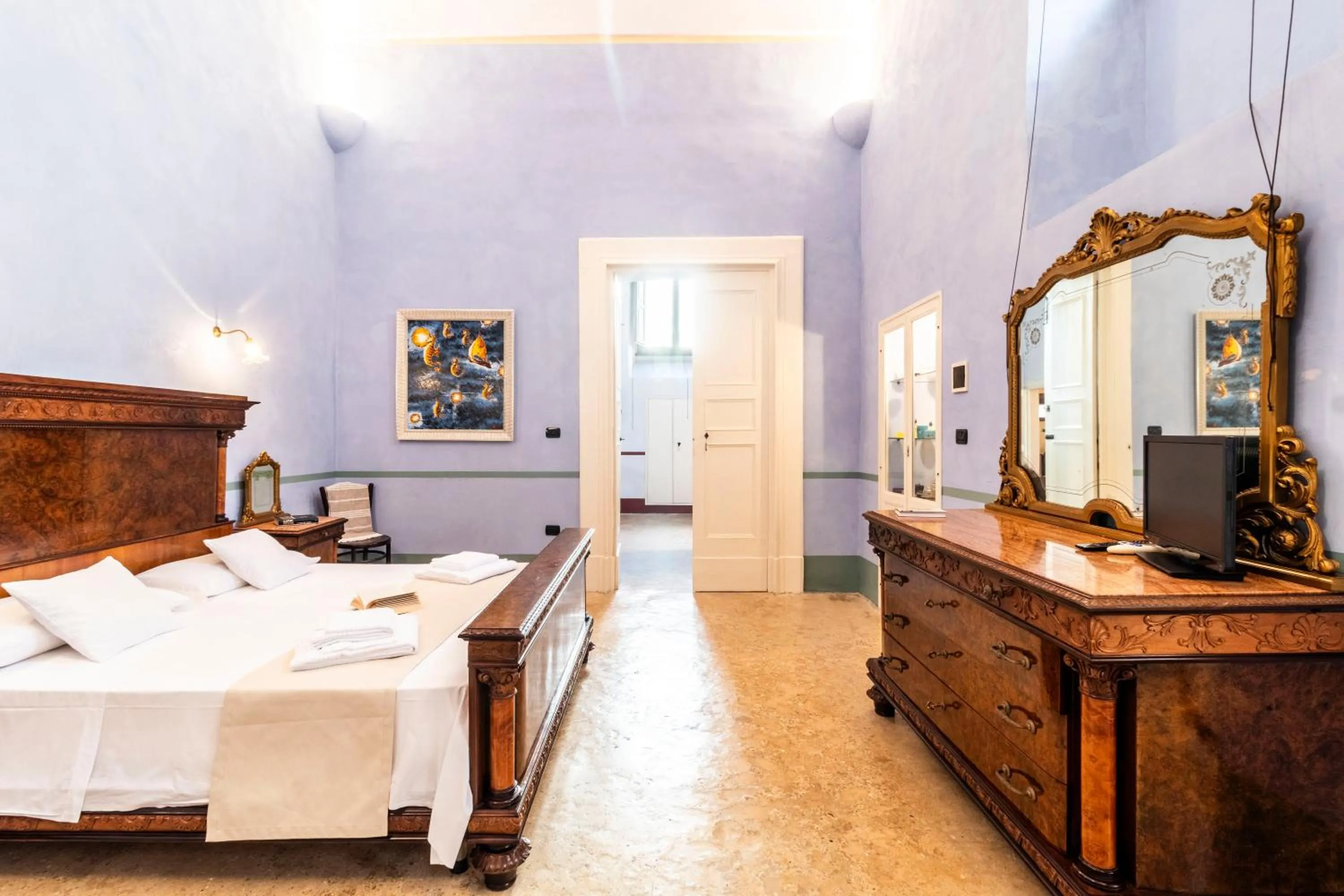 Bed in Palazzo Insula