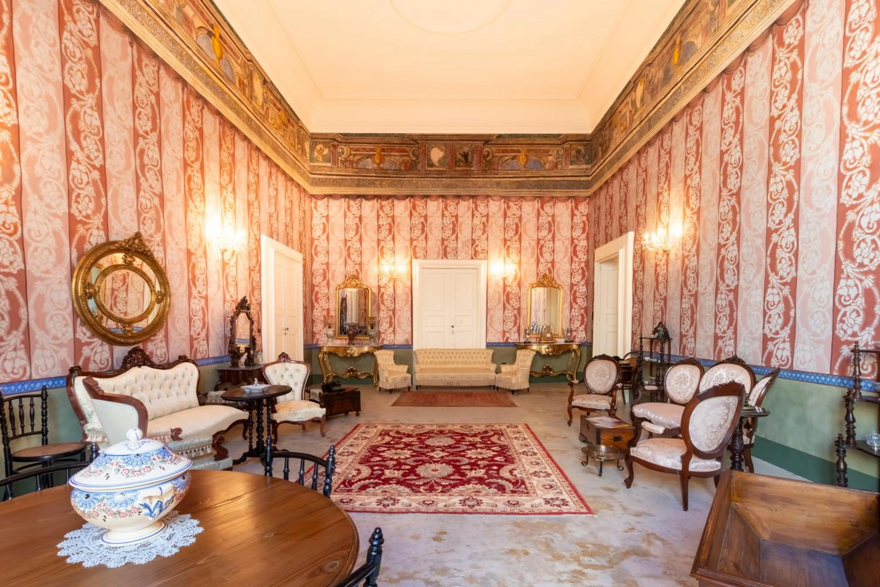 Living room in Palazzo Insula