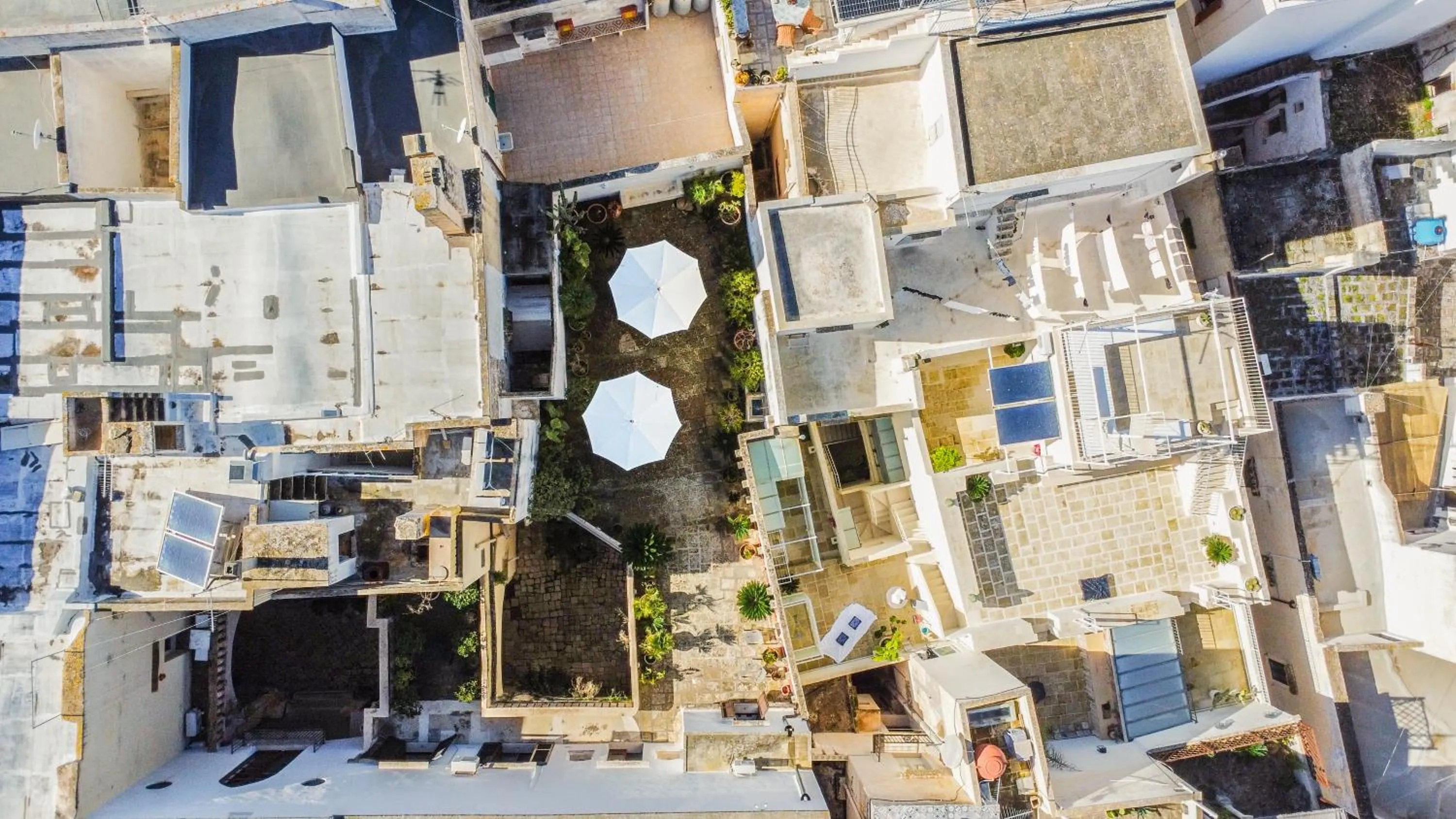 Bird's eye view in Palazzo Insula
