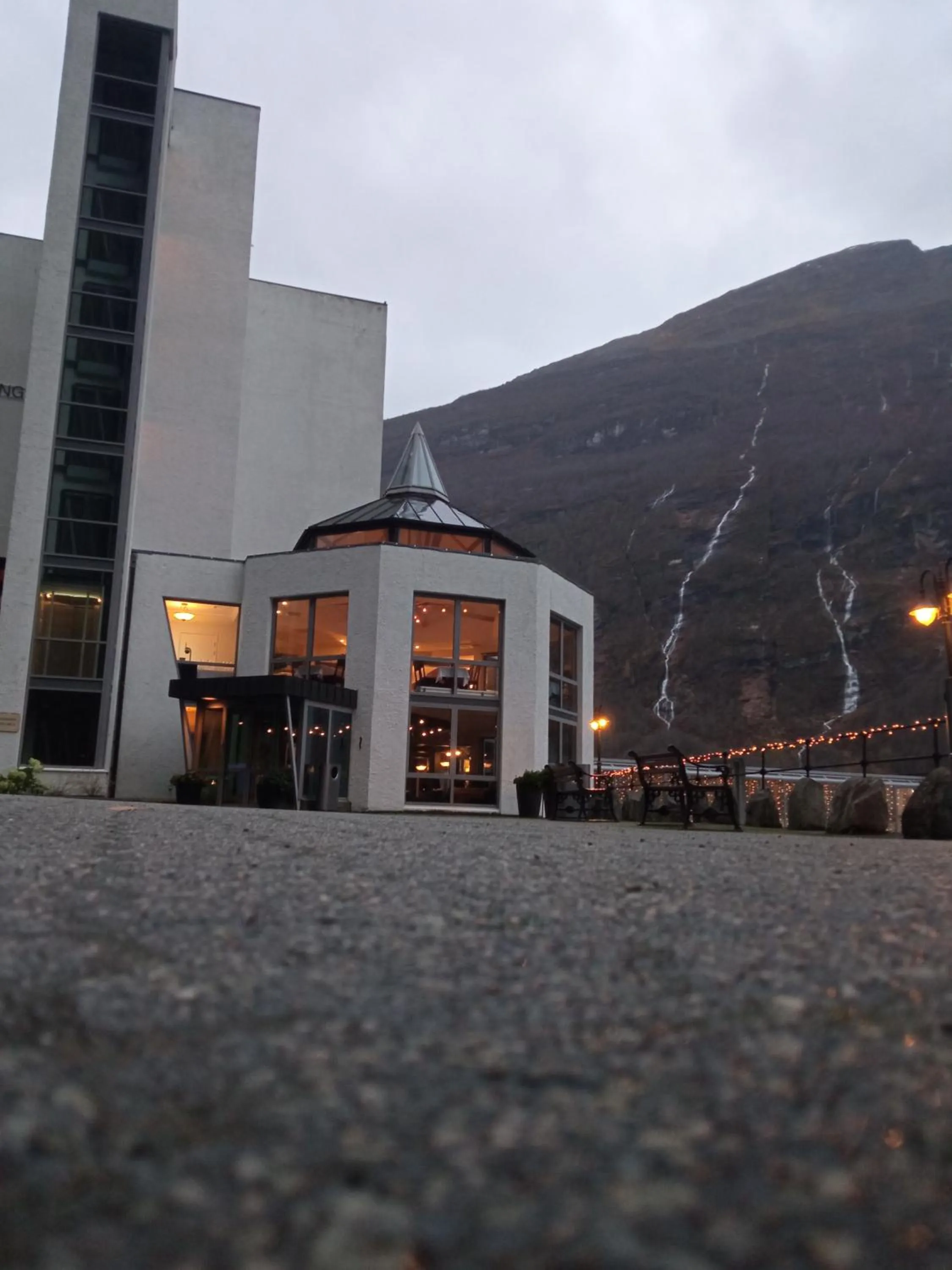 Facade/entrance in Havila Hotel Geiranger