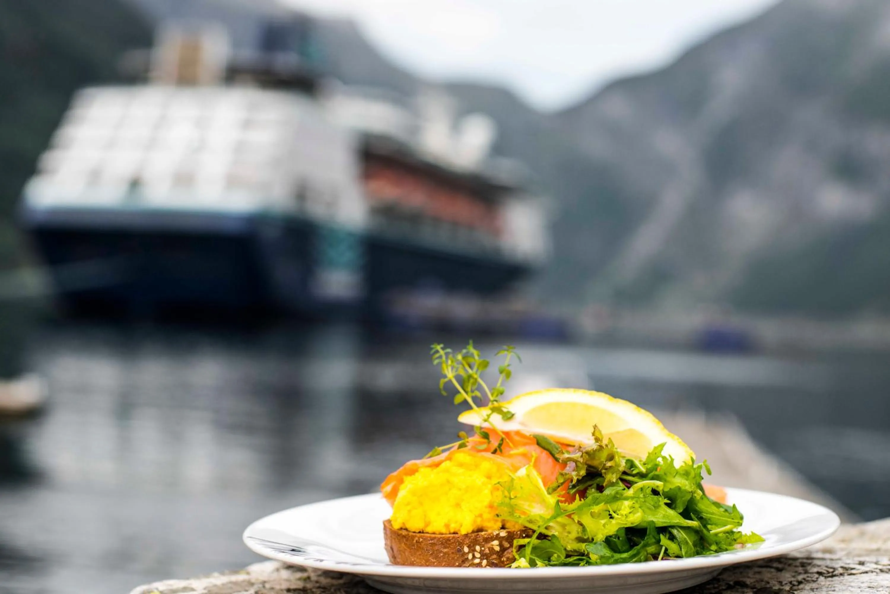Food in Havila Hotel Geiranger