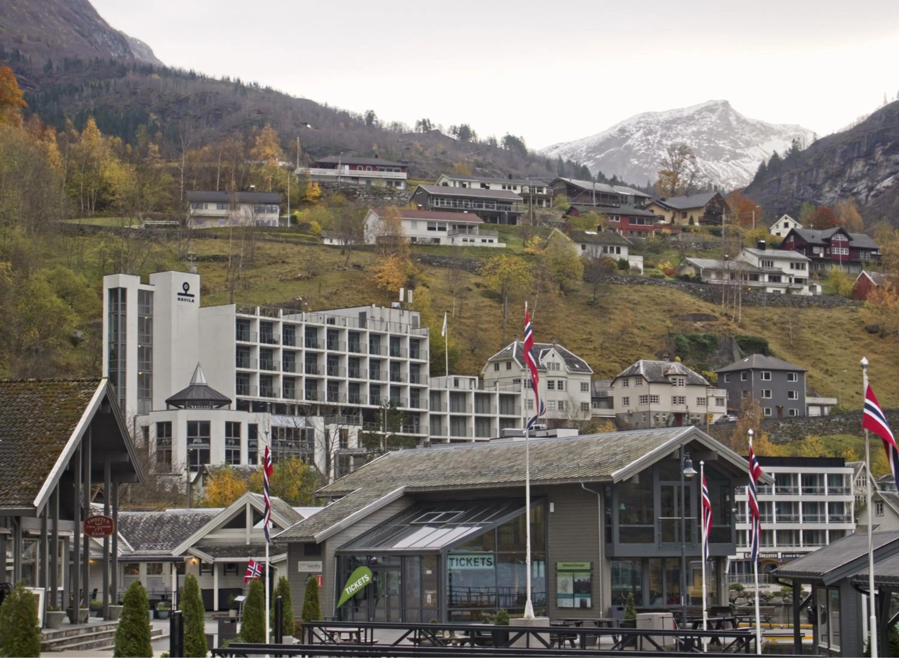 Property building in Havila Hotel Geiranger