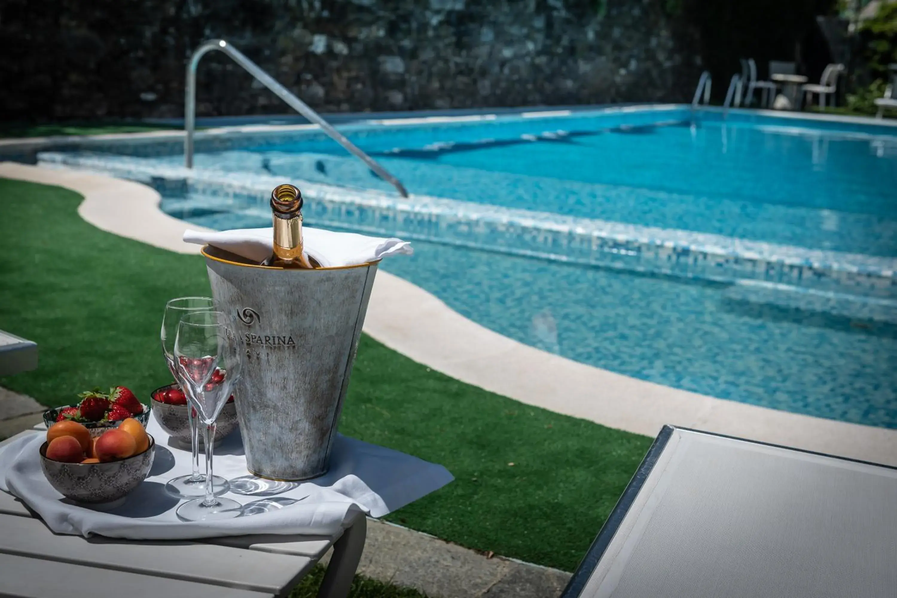 Pool view in Manuelina Taste Hotel Pool view in Manuelina Taste Hotel