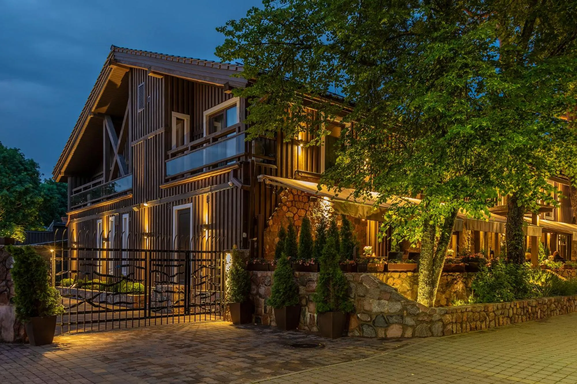 Facade/entrance in Hotel Pušų paunksnėje