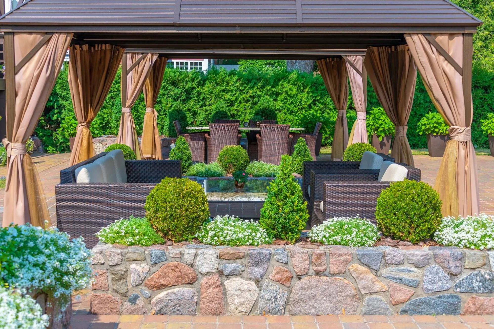 Patio in Hotel Pušų paunksnėje