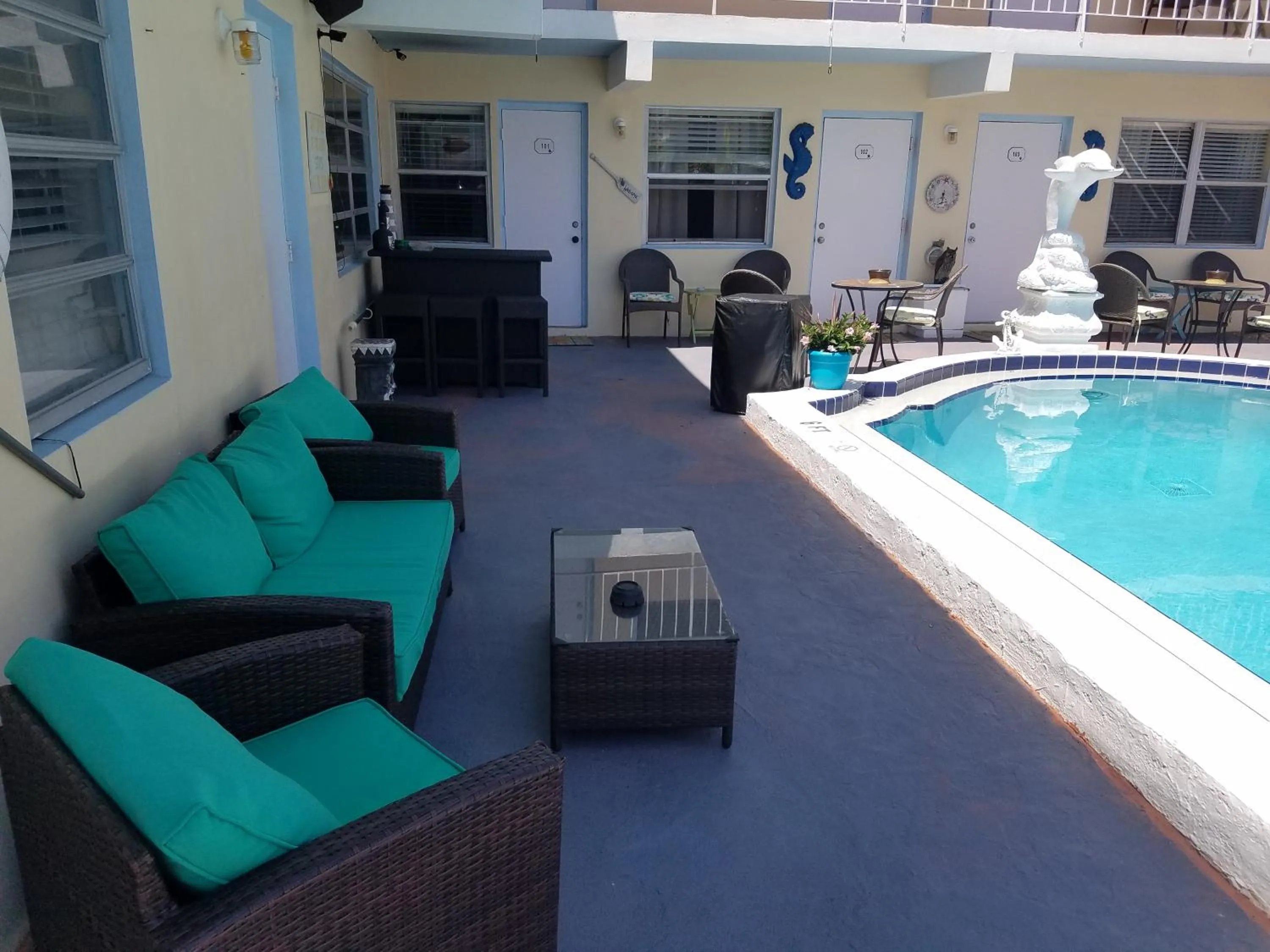 Patio in Ashley Brooke Beach Resort