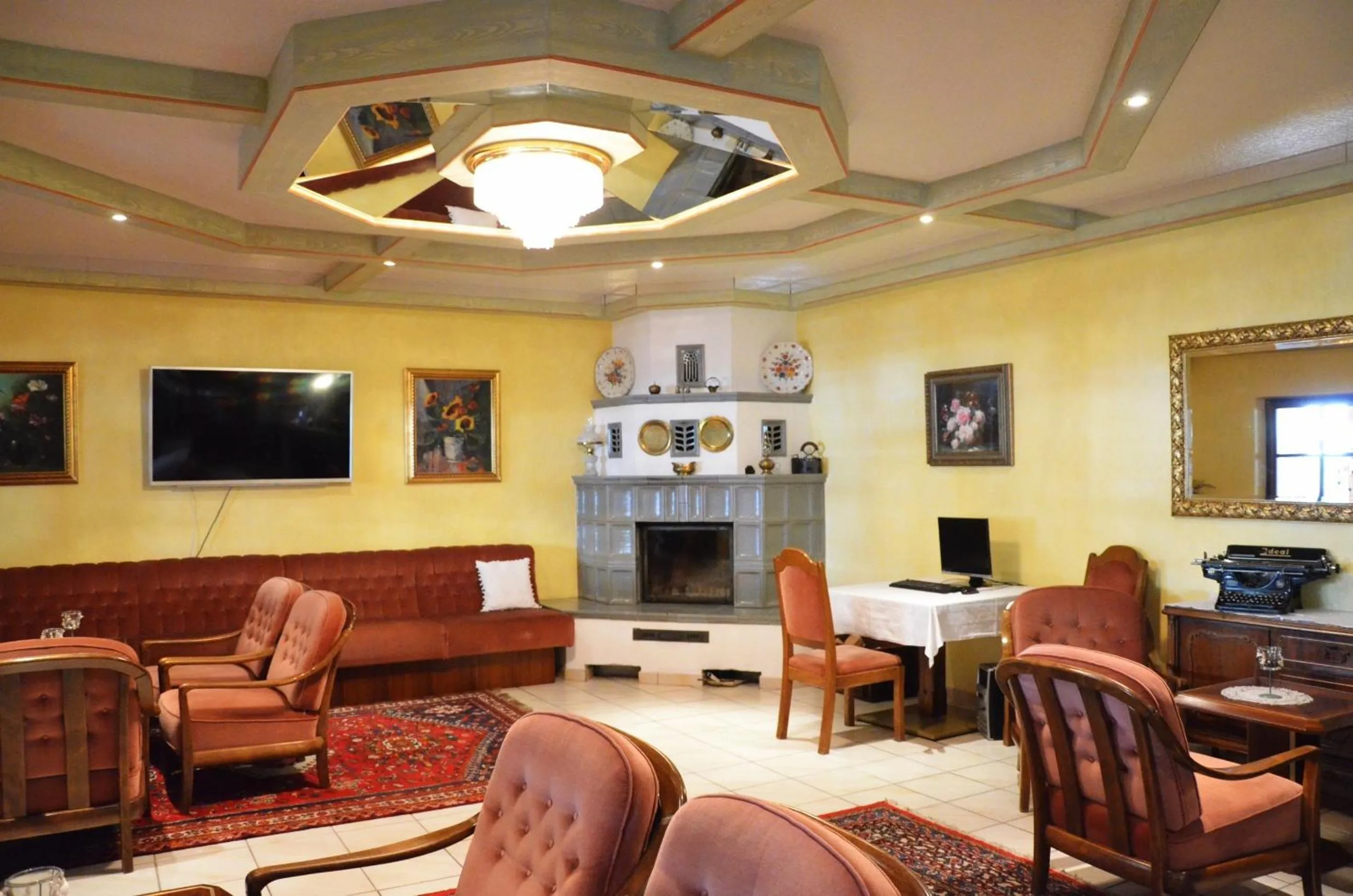 Lobby or reception in Hotel Silvia