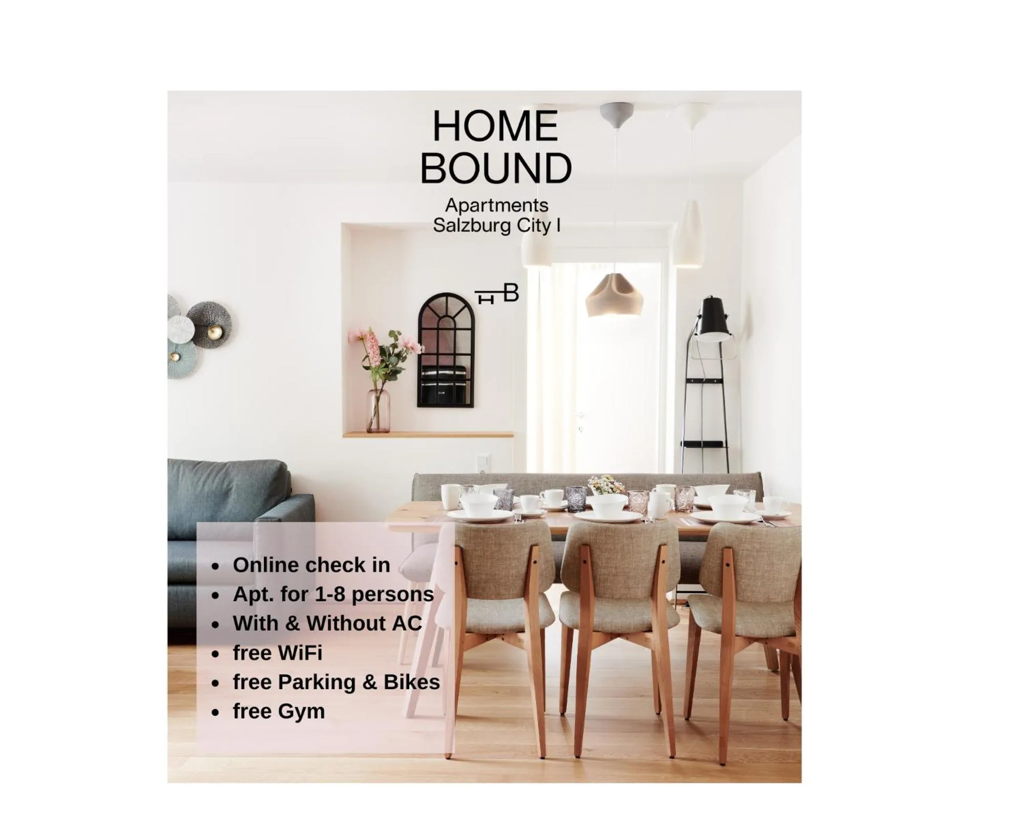 Living room in HOMEBOUND APARTMENTS Salzburg City I - contactless check-in