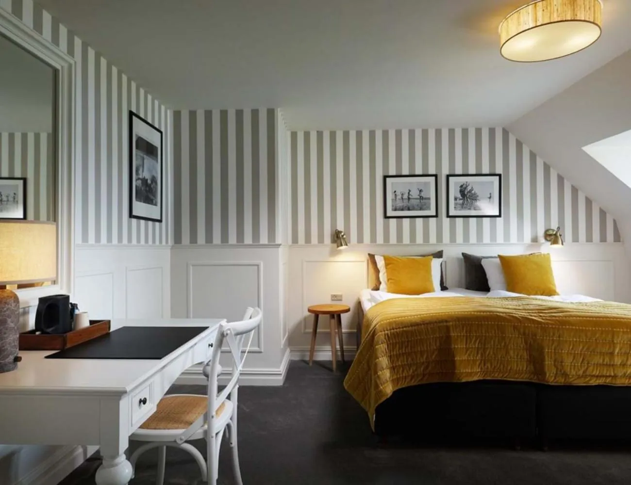 Bedroom, Bed in Gl. Avernæs Sinatur Hotel & Konference