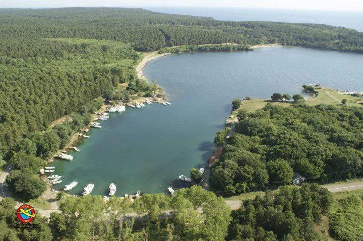 Bird's eye view in Hamsilos Apart Hotel