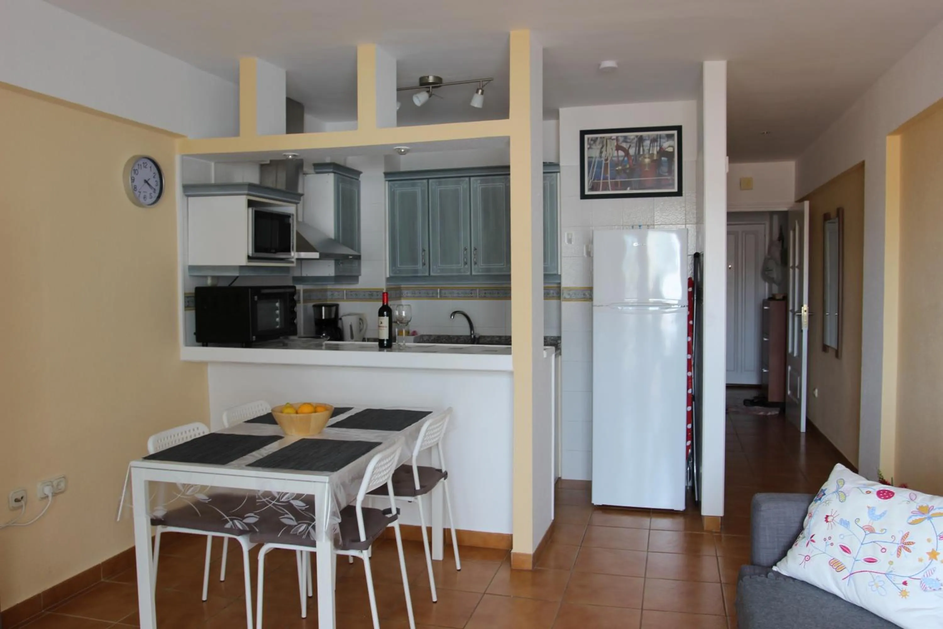 Dining area in Ocean View Apartment at the beach Playa de La Arena