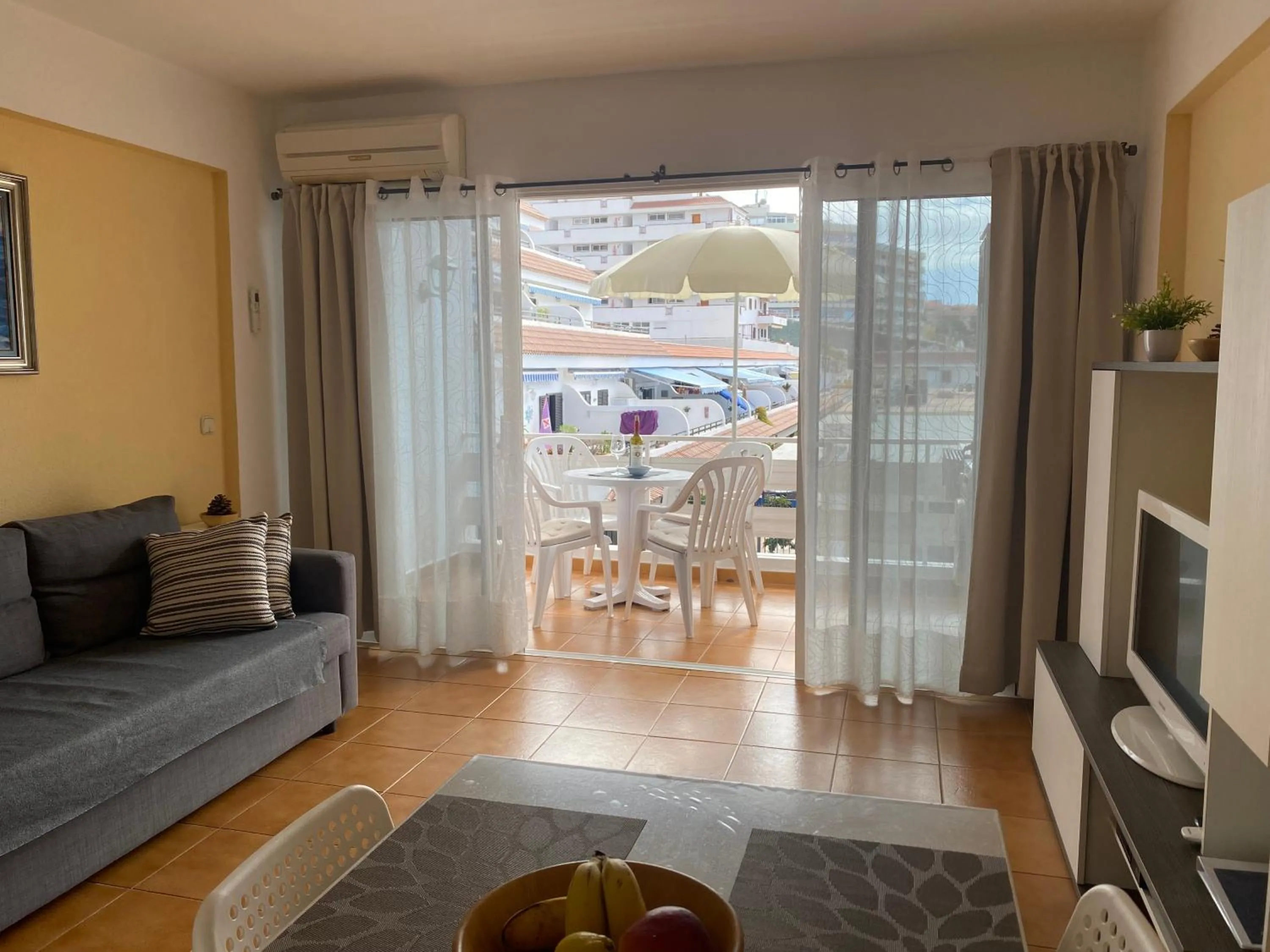 Living room in Ocean View Apartment at the beach Playa de La Arena