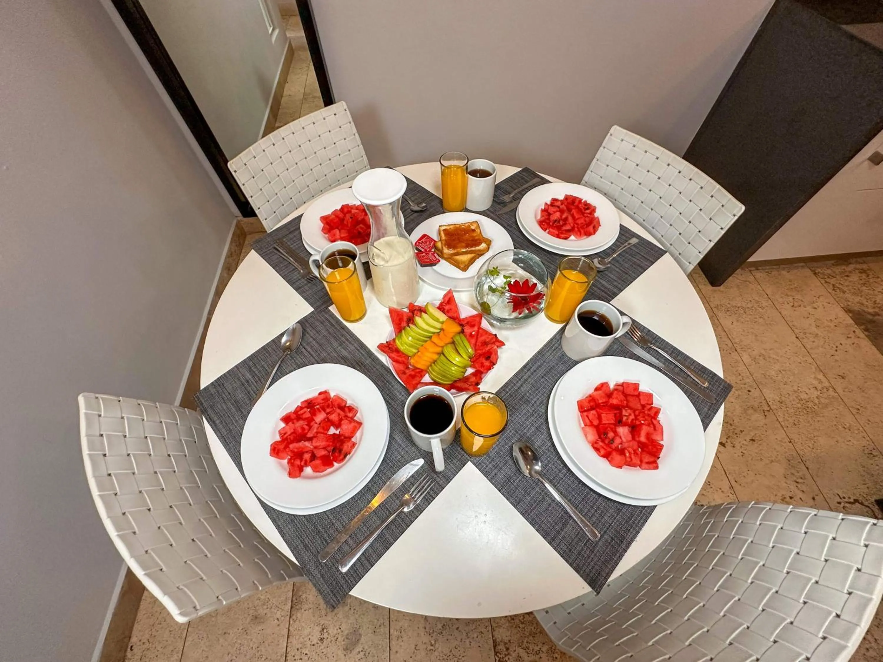 Breakfast in Hotelito del Mar Playa del Carmen