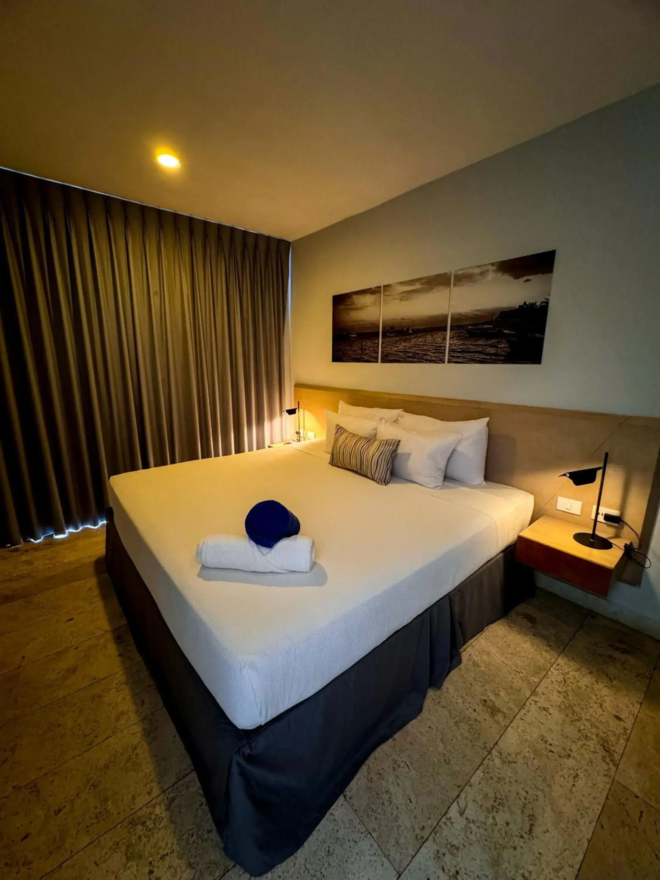 Bed in Hotelito del Mar Playa del Carmen Bed in Hotelito del Mar Playa del Carmen