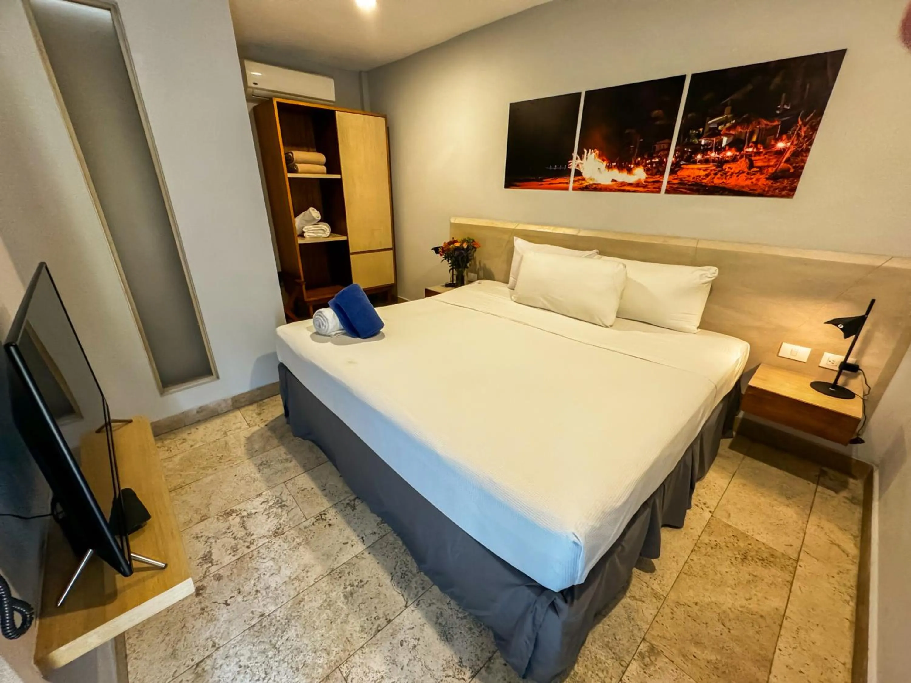 Bed in Hotelito del Mar Playa del Carmen