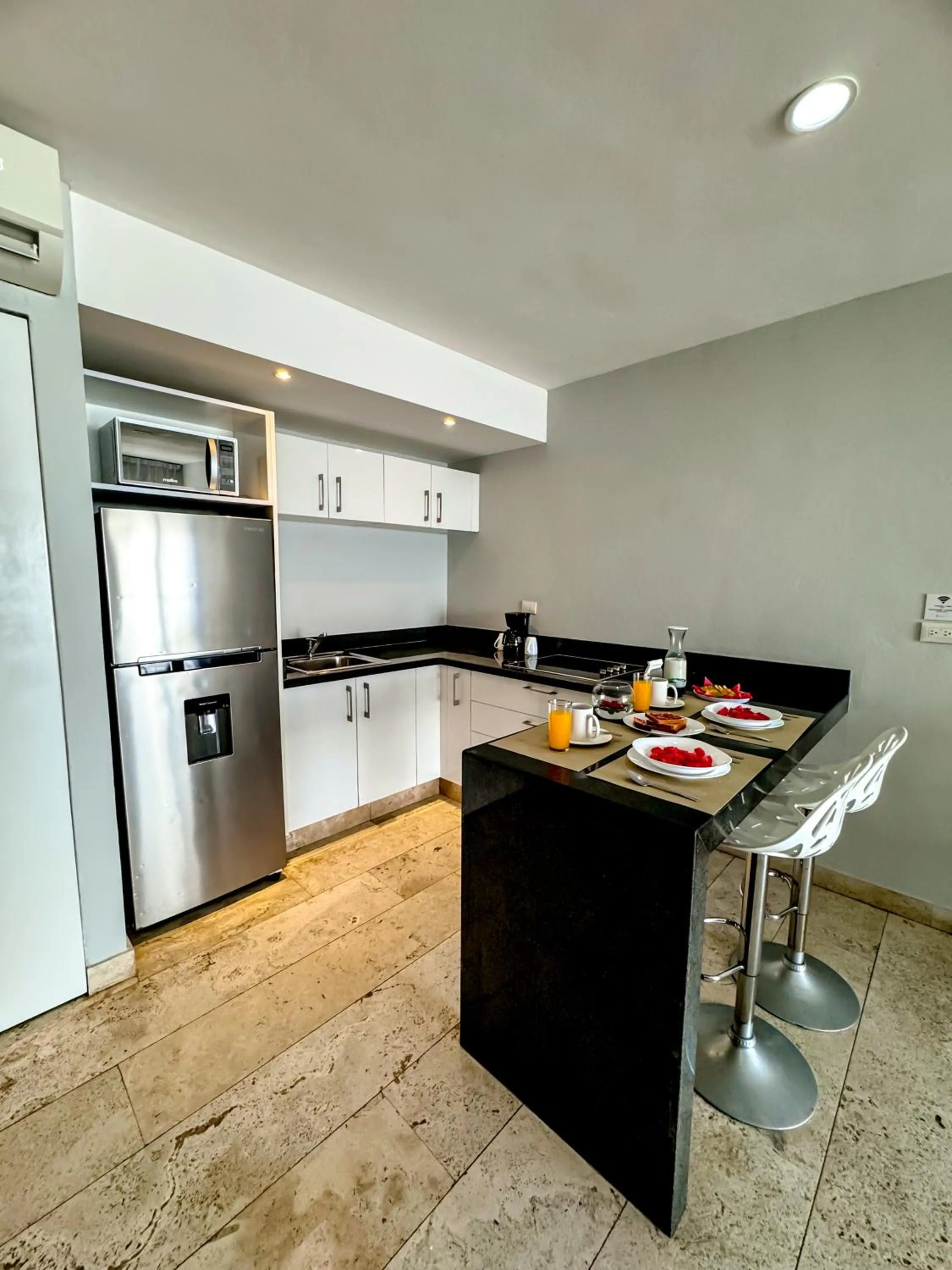 kitchen in Hotelito del Mar Playa del Carmen