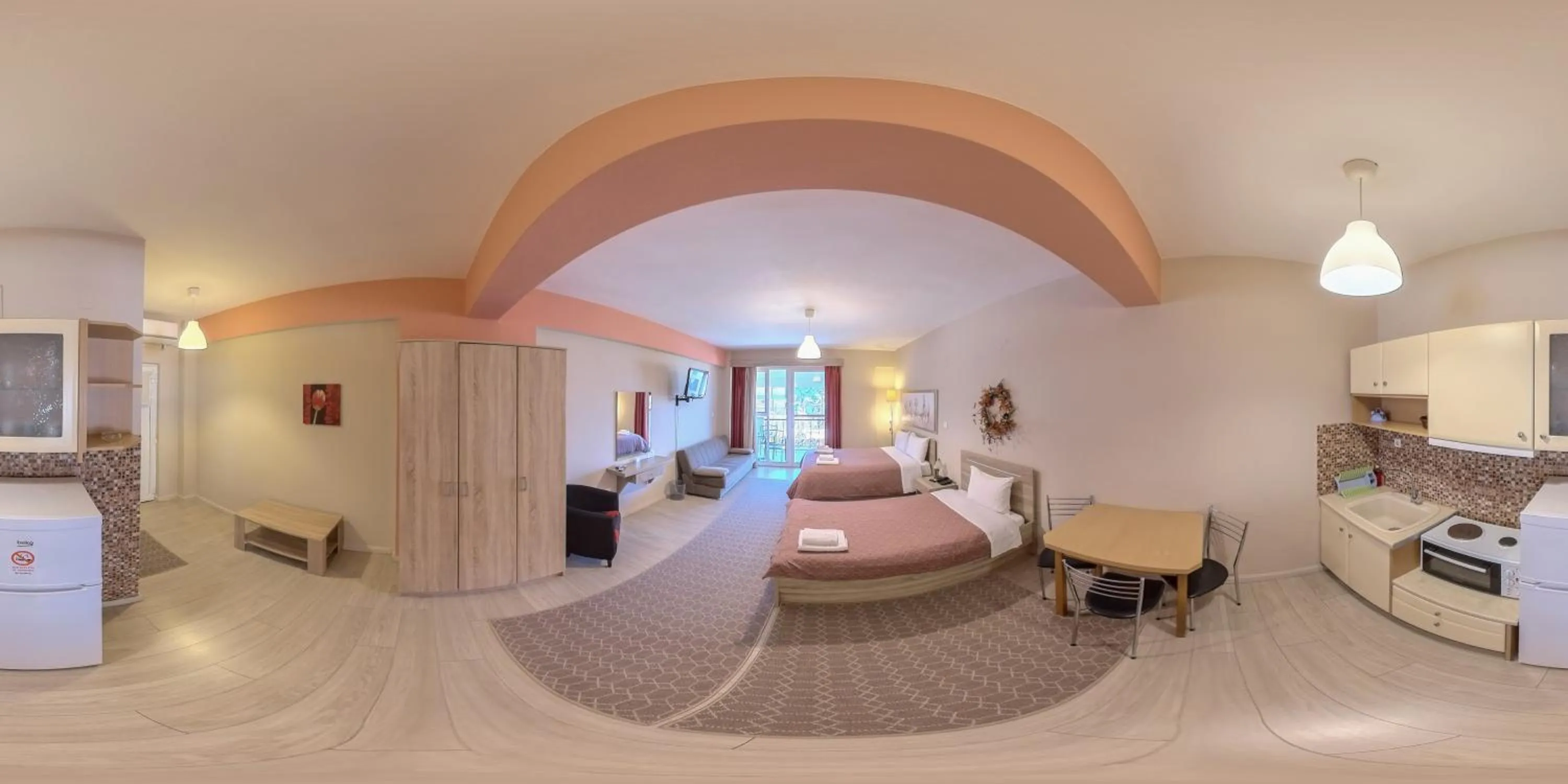 Bed in Hotel Vasilis Nafplio