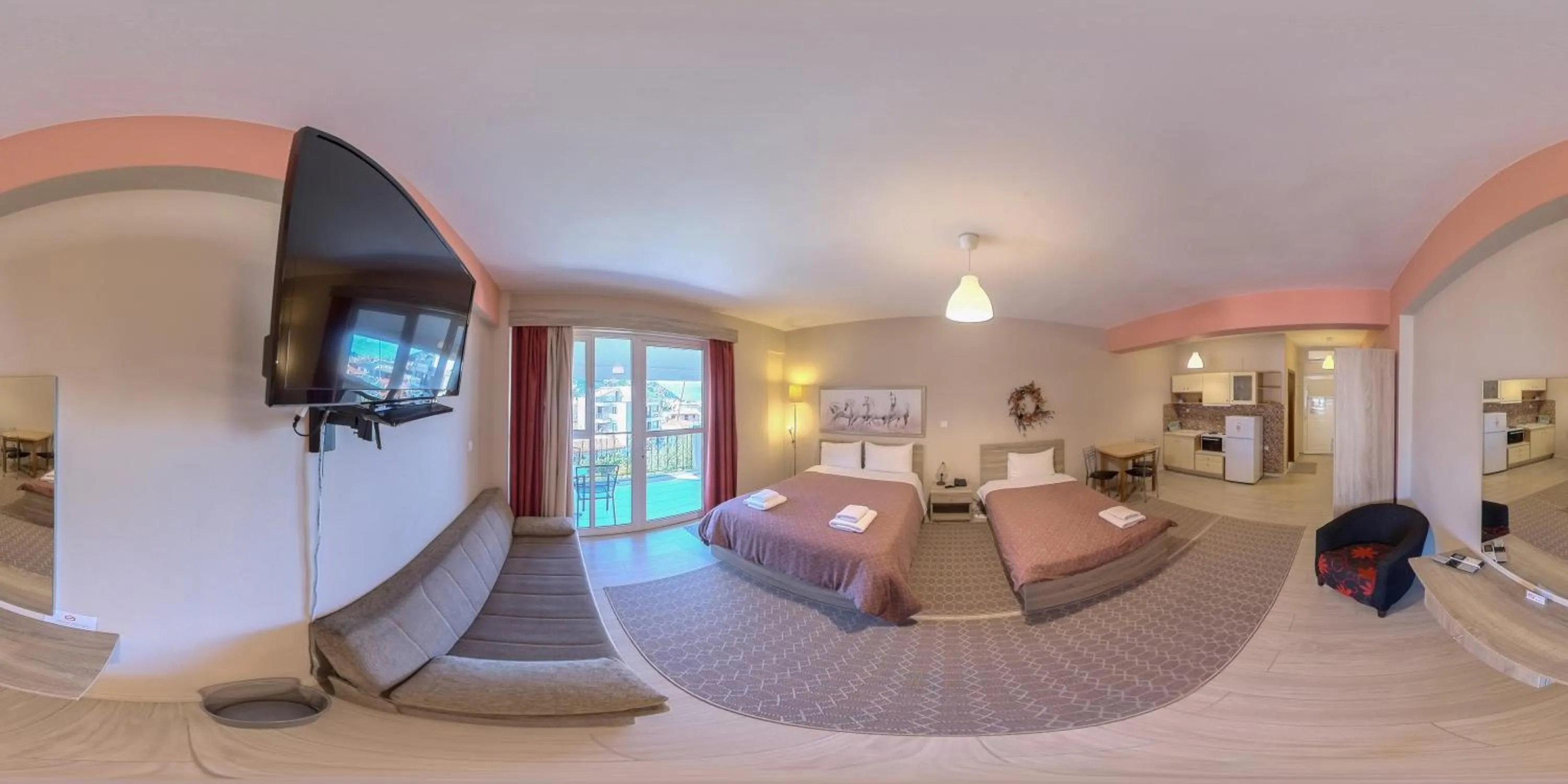 Bed in Hotel Vasilis Nafplio