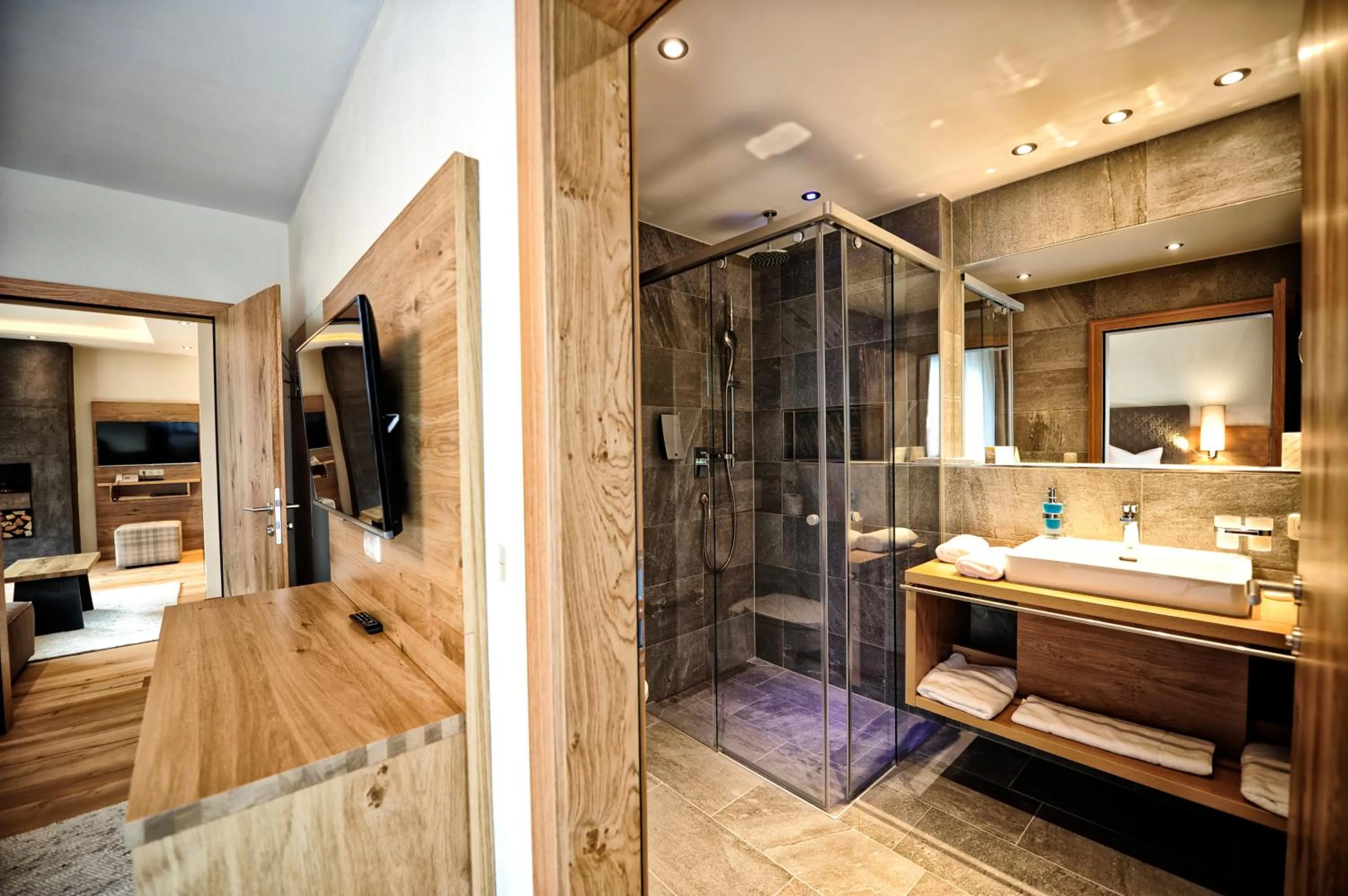 Bathroom in Hotel Dorfstadl