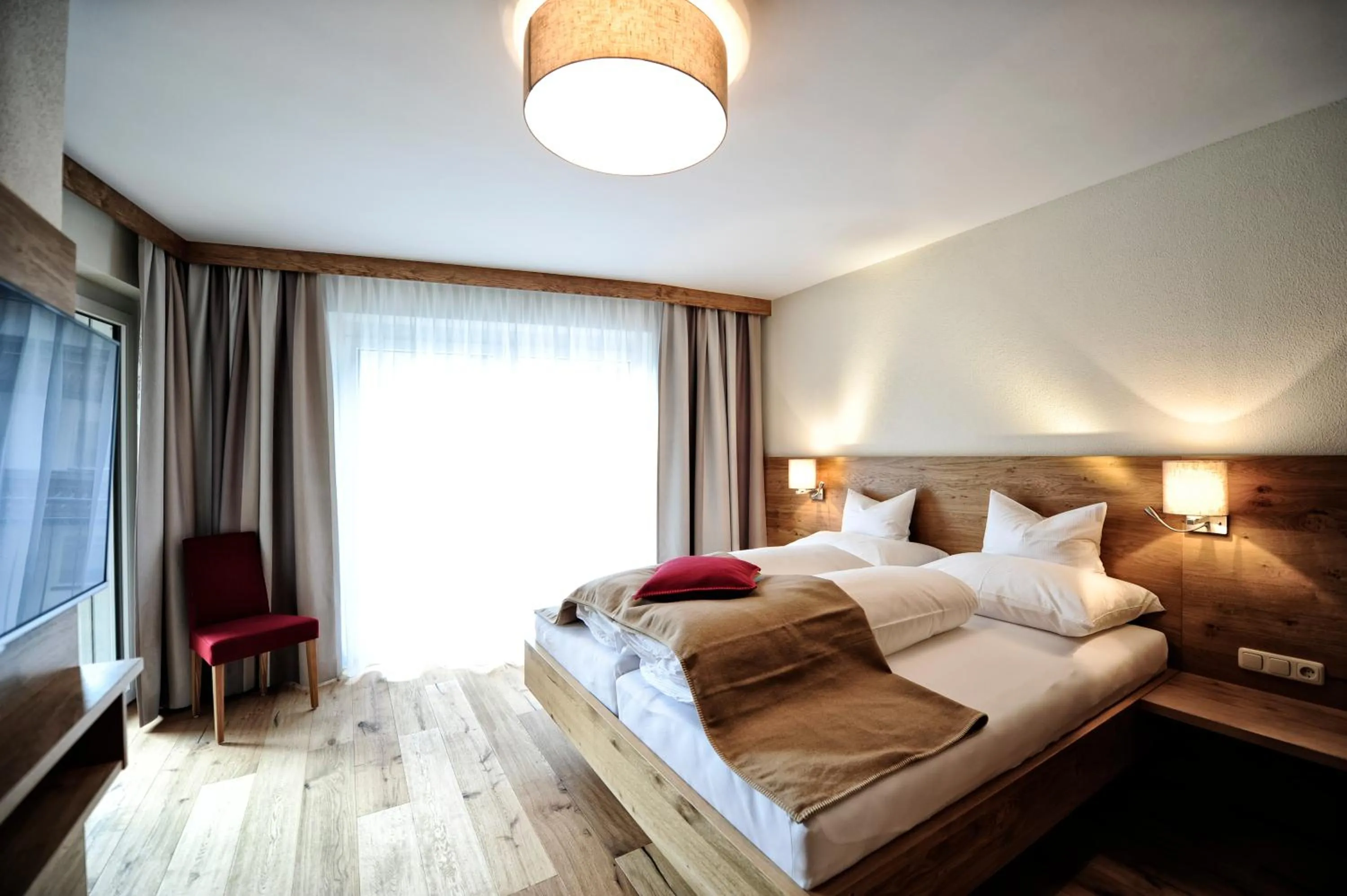 Bedroom, Bed in Hotel Dorfstadl