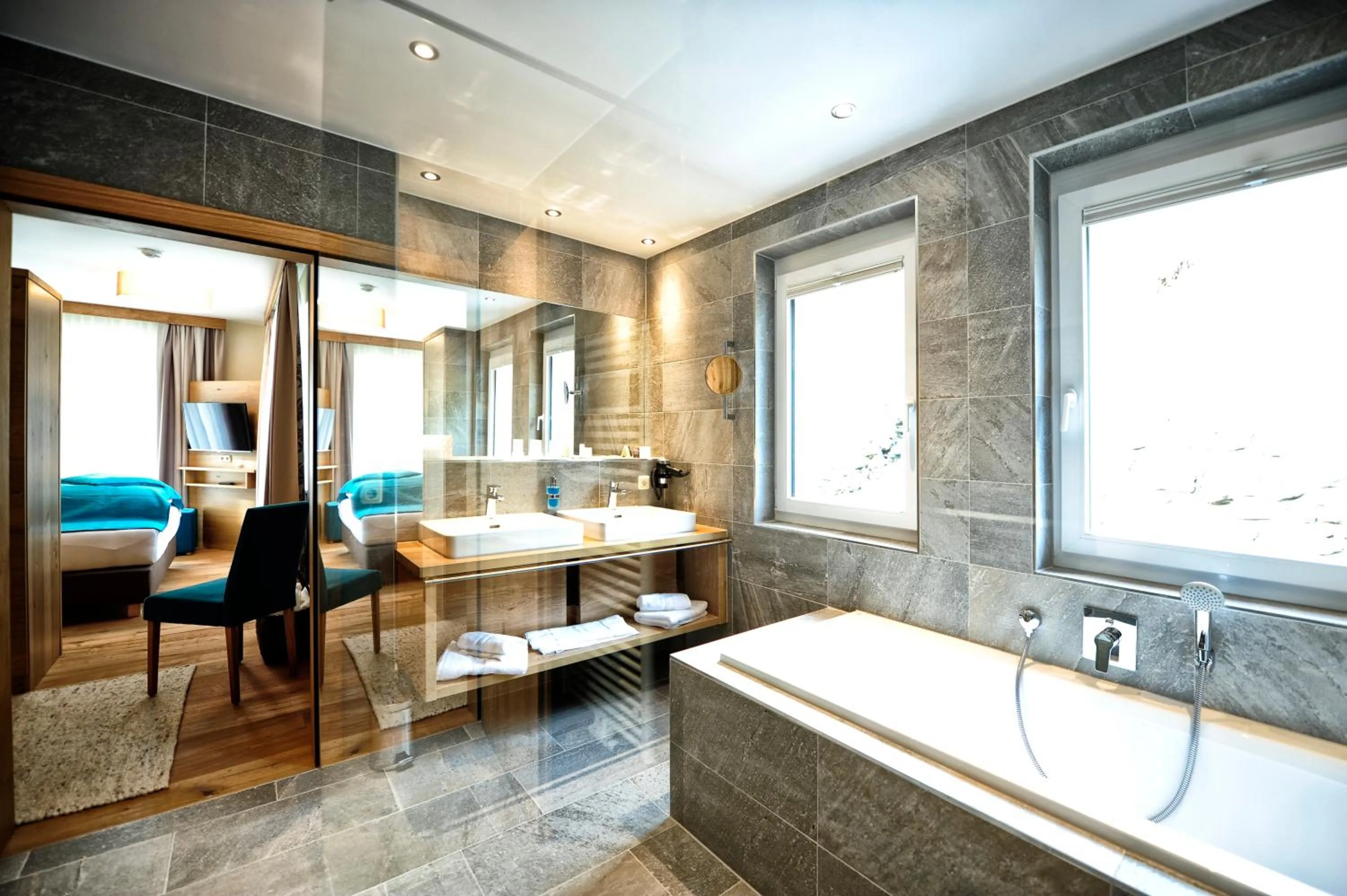 Bathroom in Hotel Dorfstadl