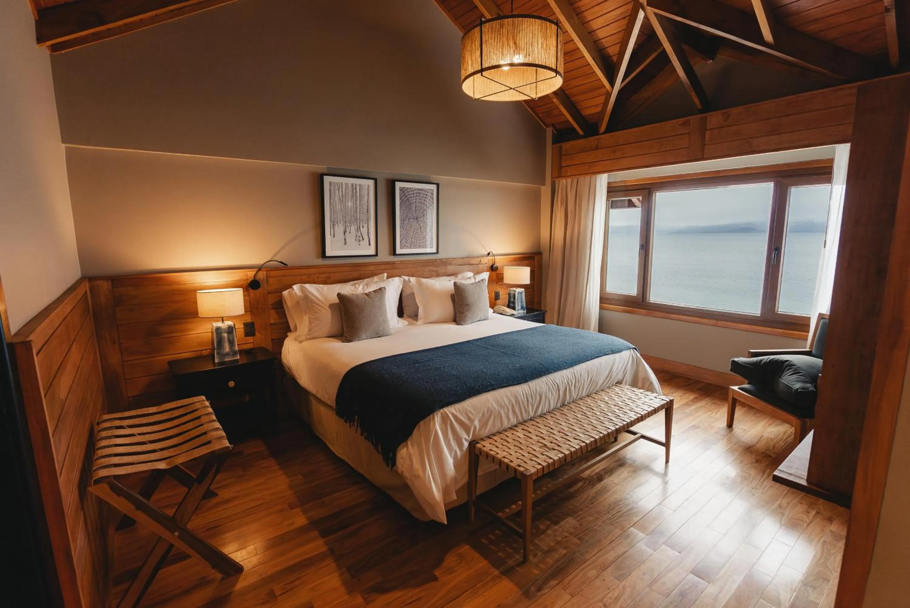 View (from property/room), Bed in Los Cauquenes Resort + Spa + Experiences