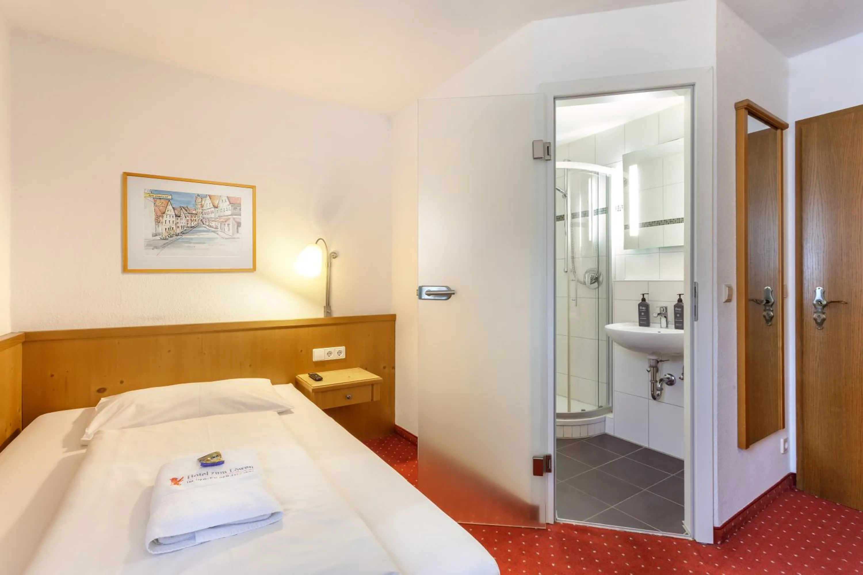 Bed in Gasthof zum Löwen