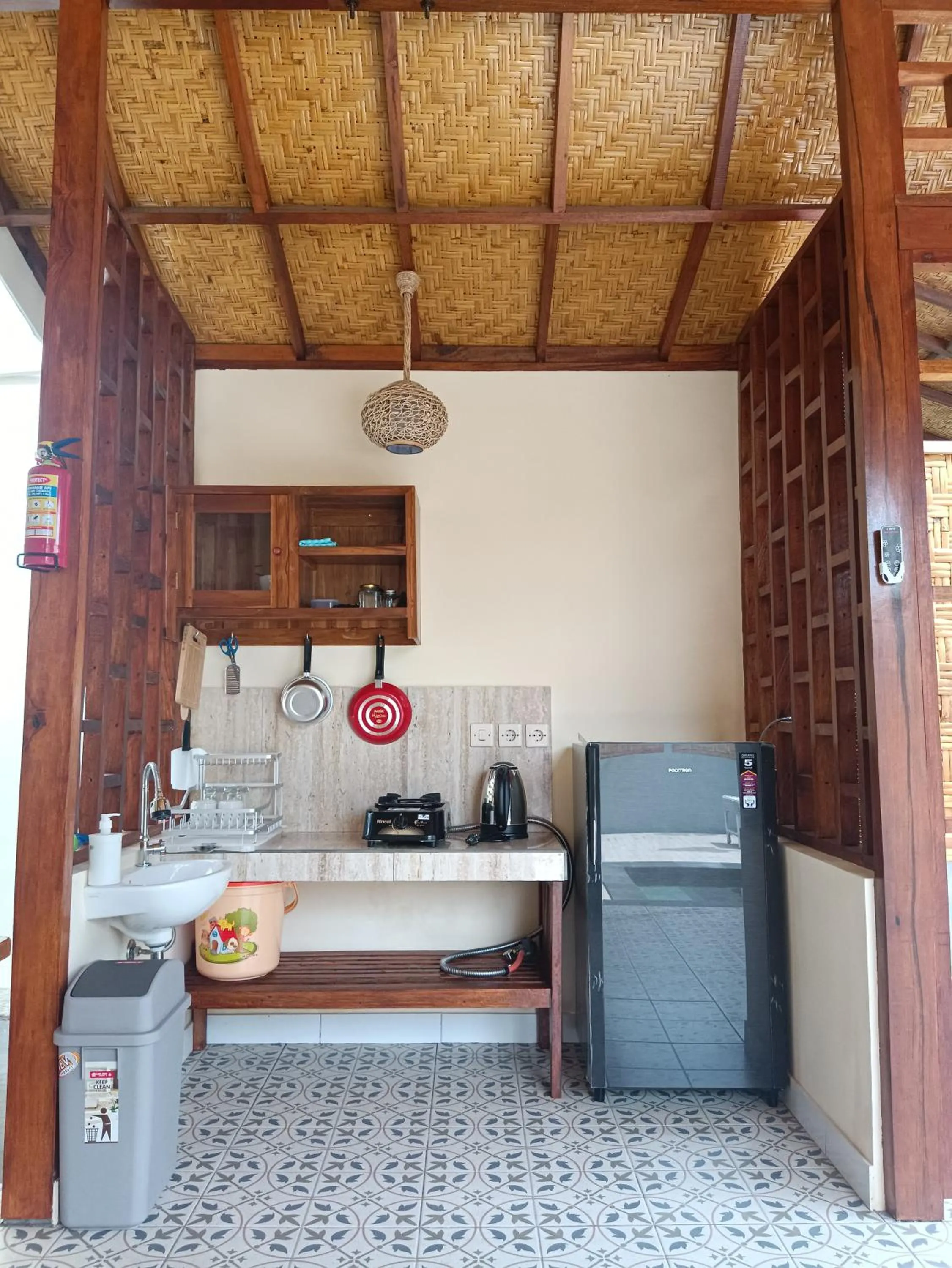 Kitchen or kitchenette in Villa Kinagu