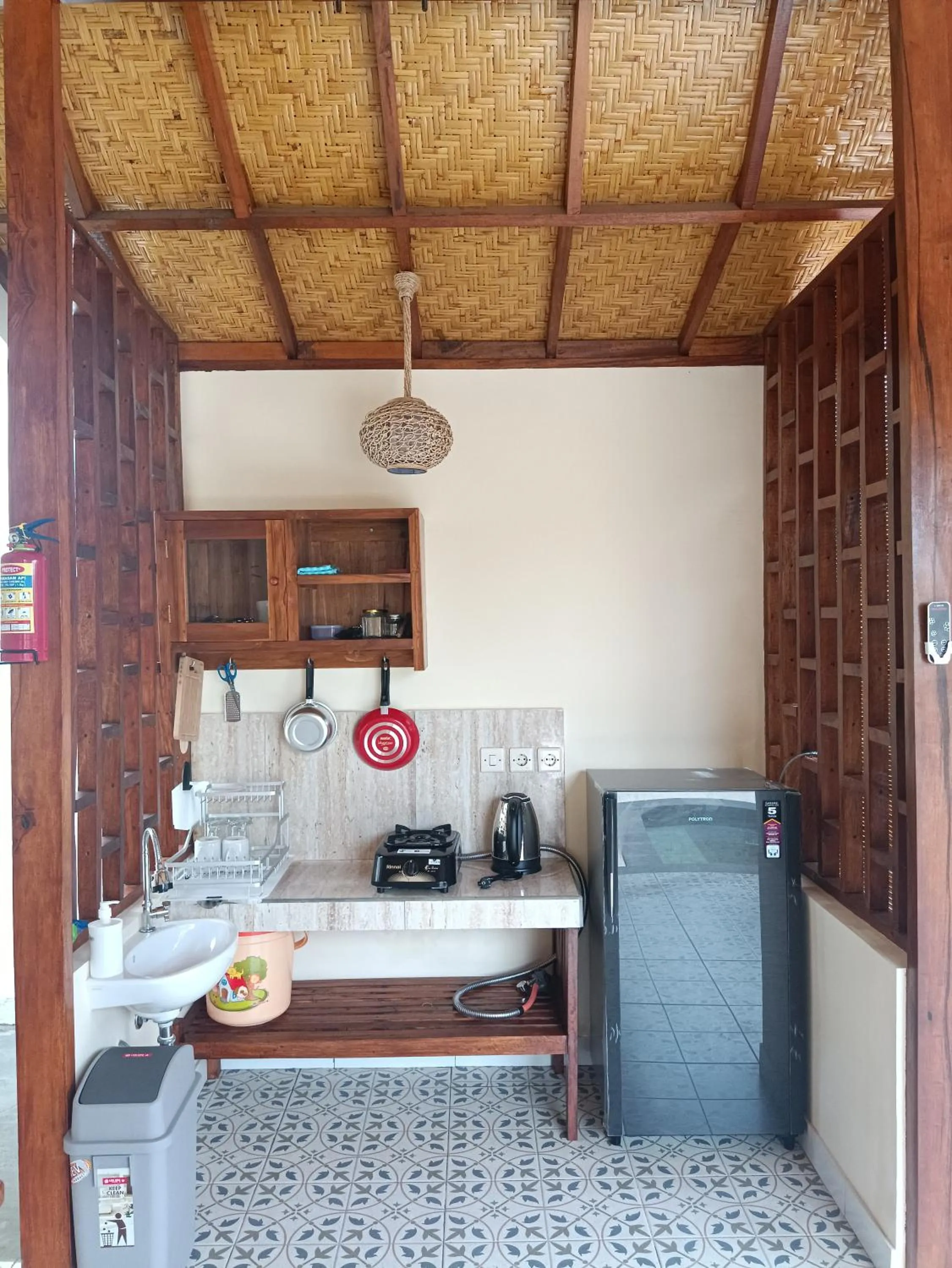 Kitchen or kitchenette in Villa Kinagu