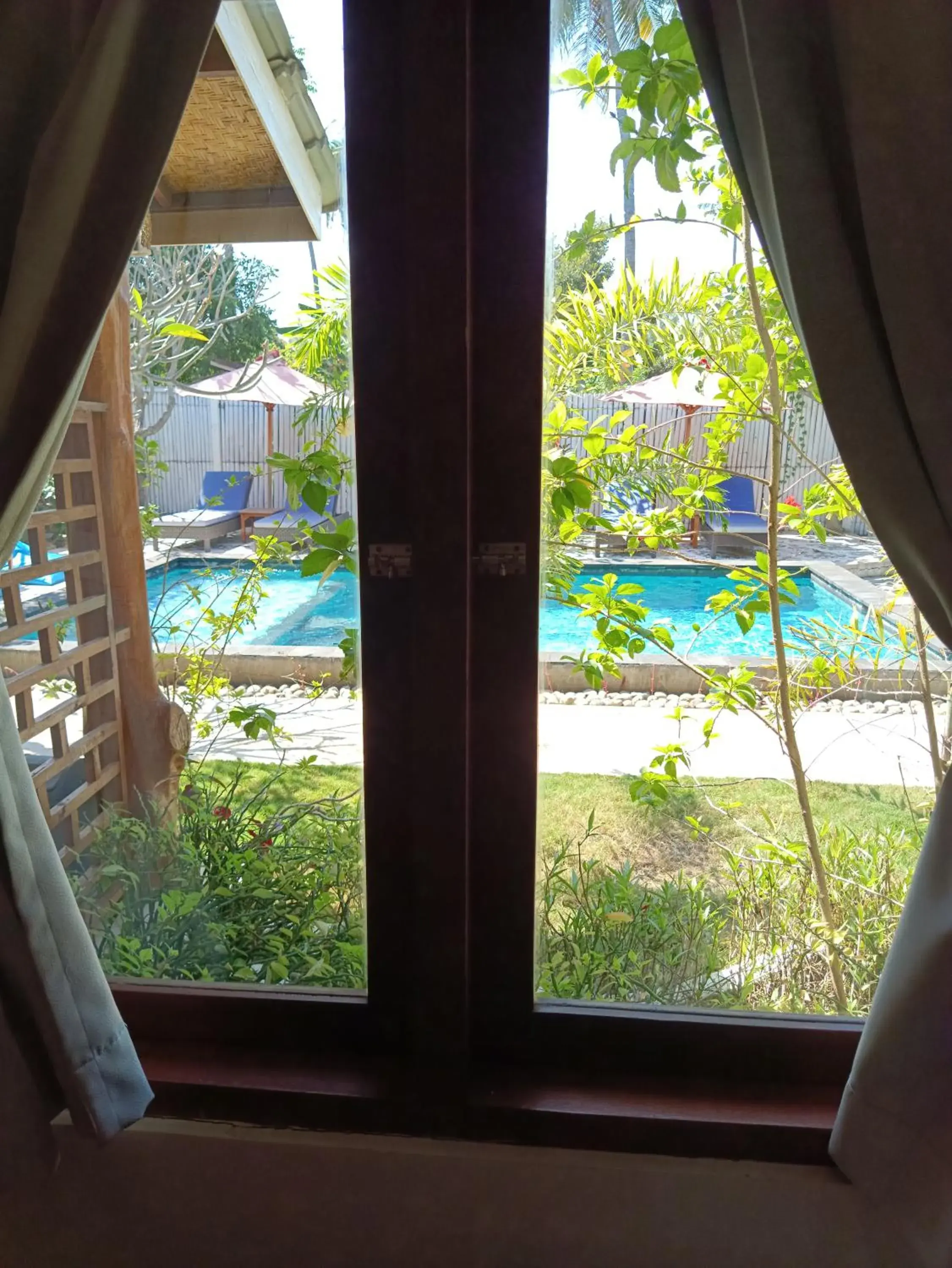 Garden view in Villa Kinagu Garden view in Villa Kinagu