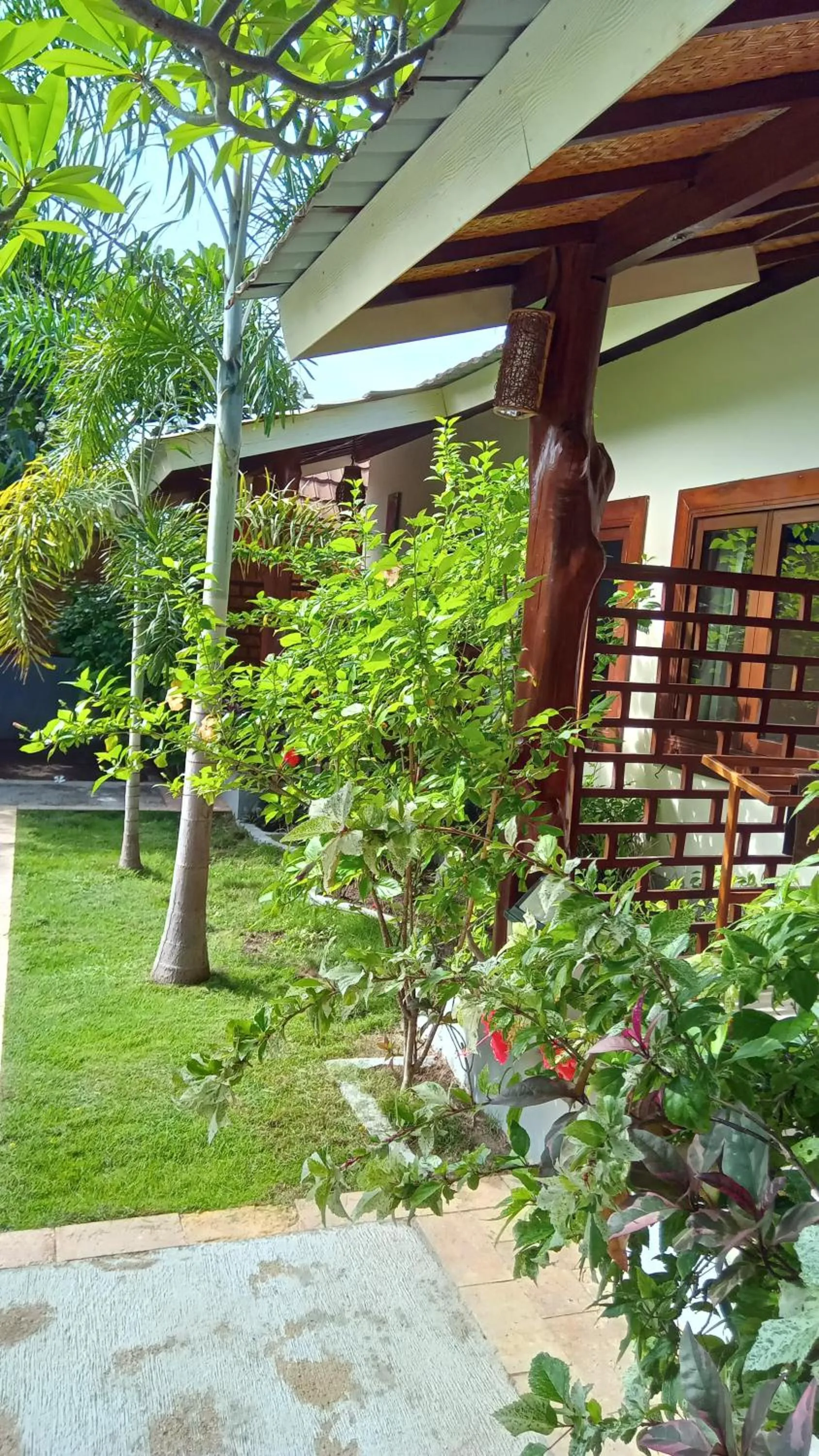 Garden view in Villa Kinagu