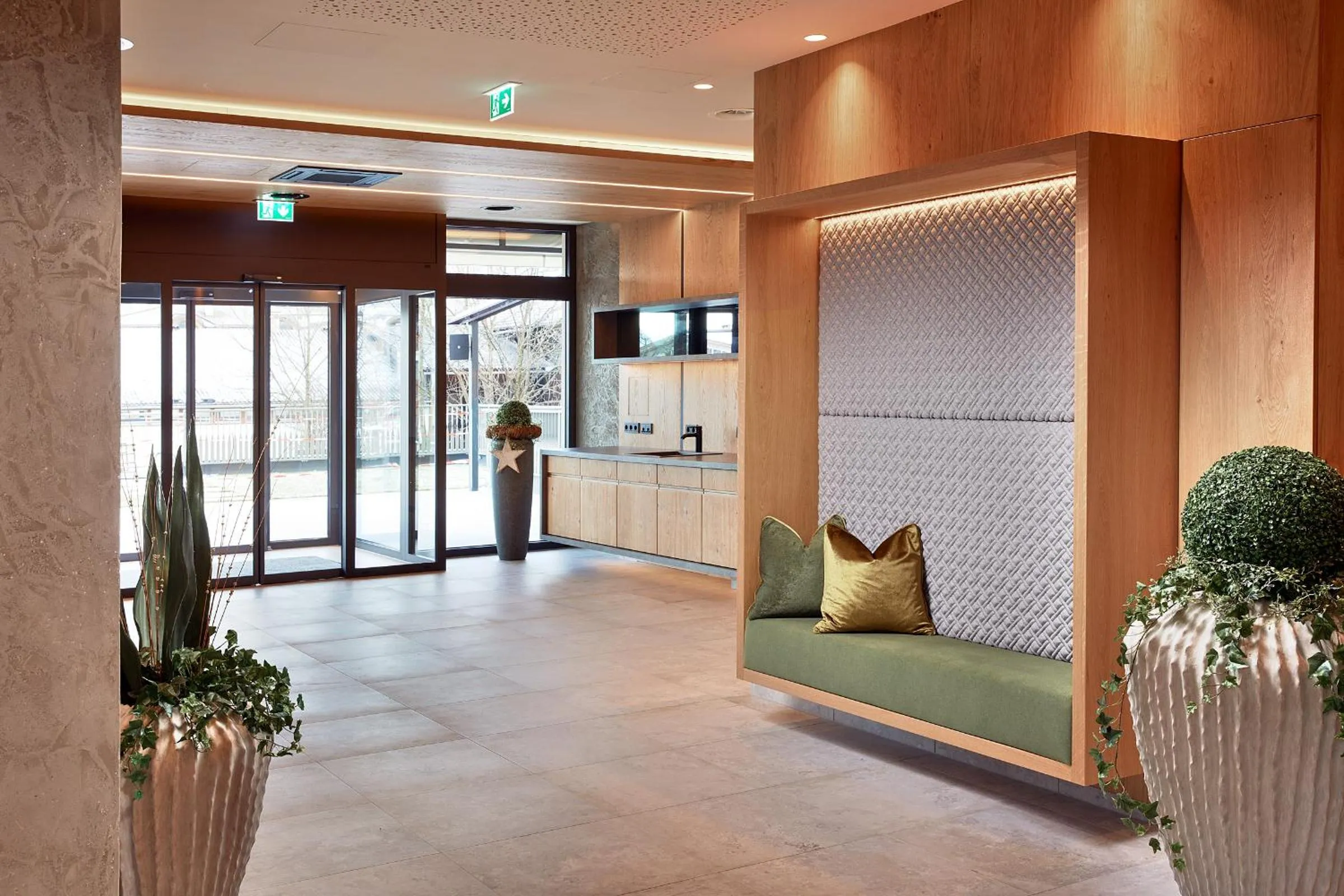 Lobby or reception in Gasthof Hotel Post