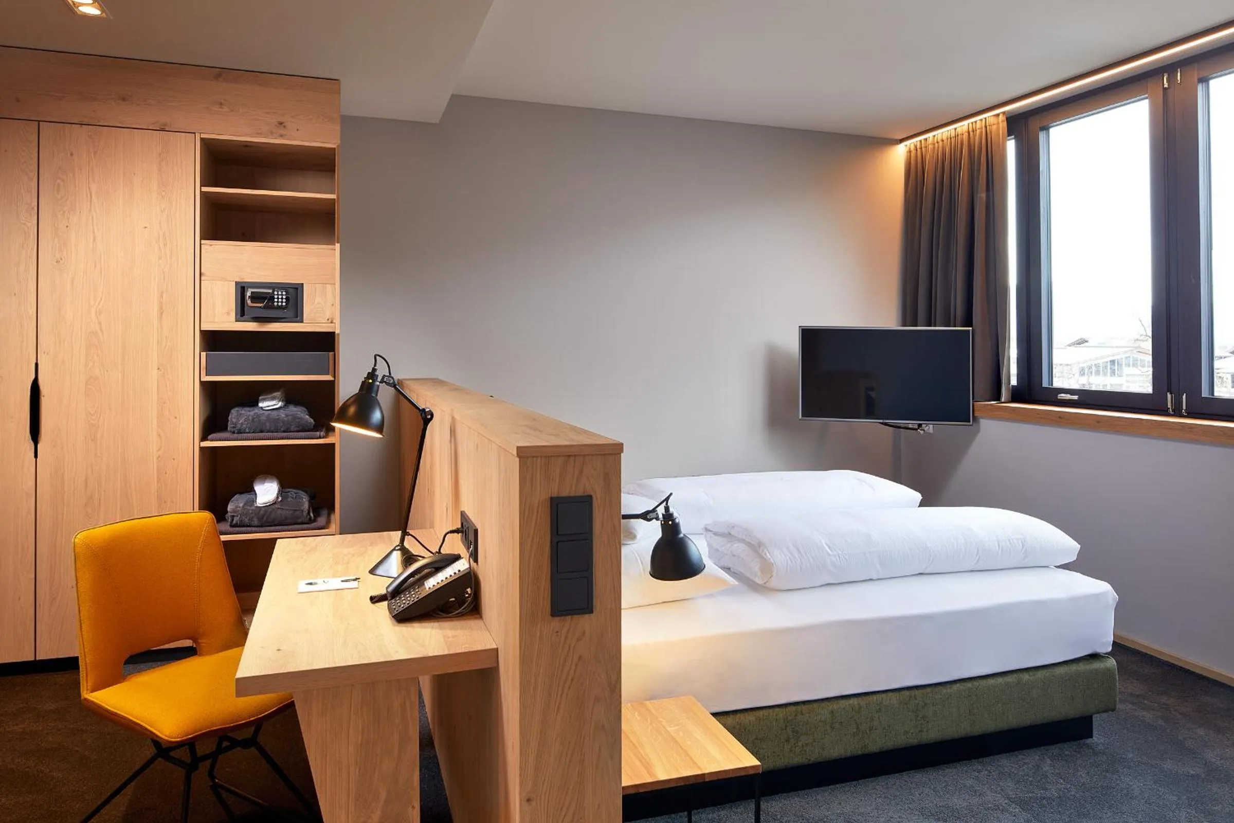 Bed in Gasthof Hotel Post