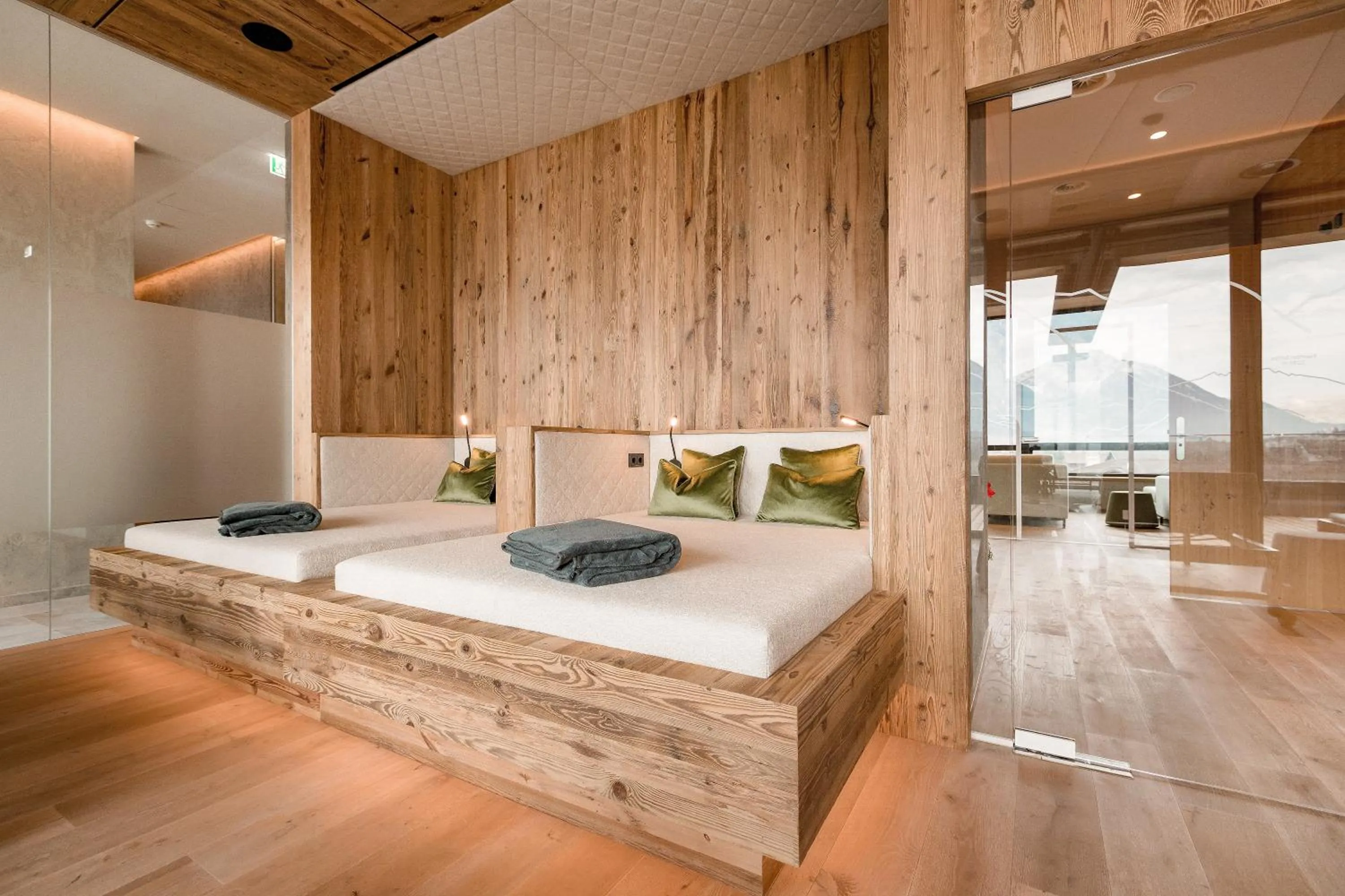 Spa and wellness centre/facilities, Bed in Gasthof Hotel Post