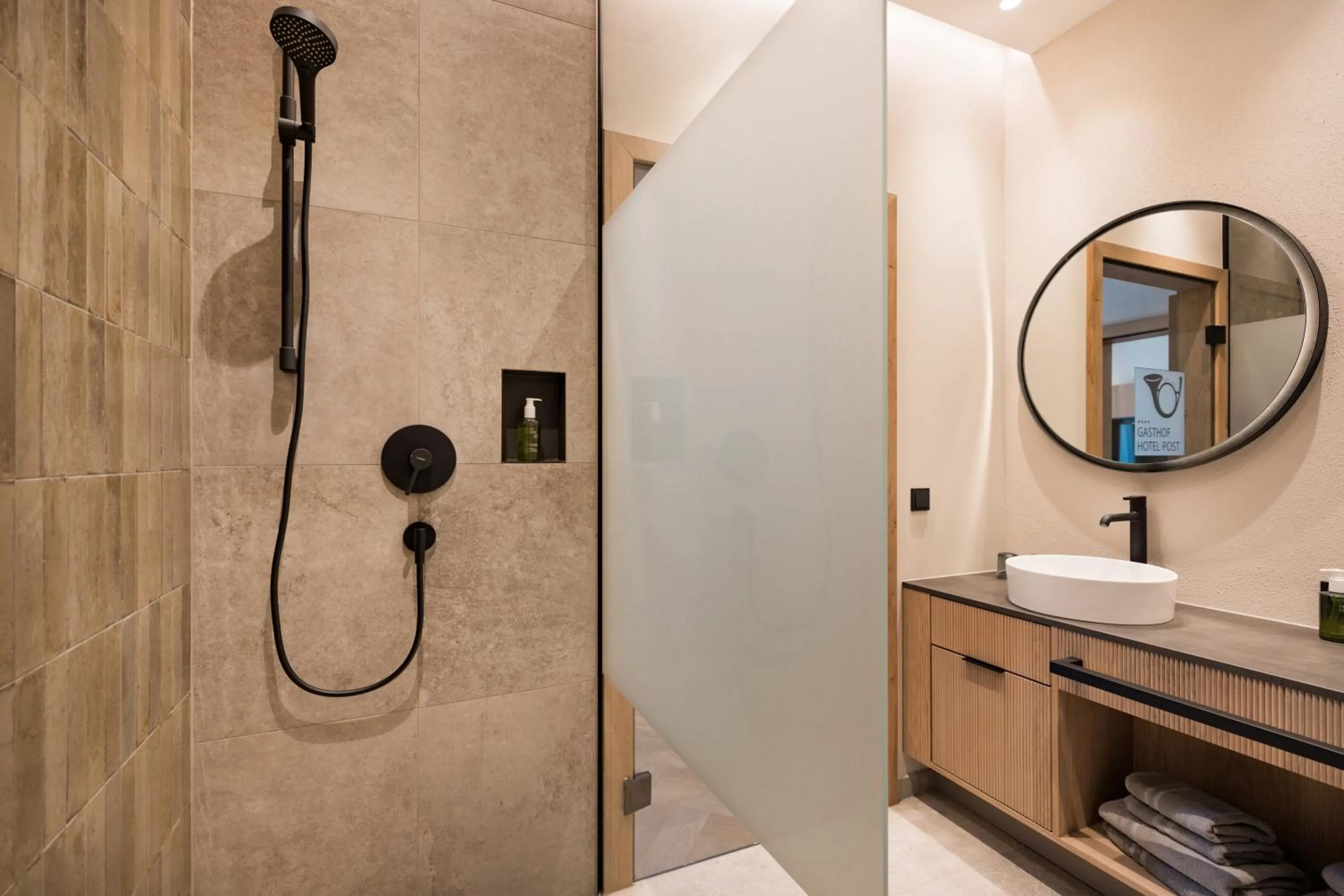 Shower in Gasthof Hotel Post