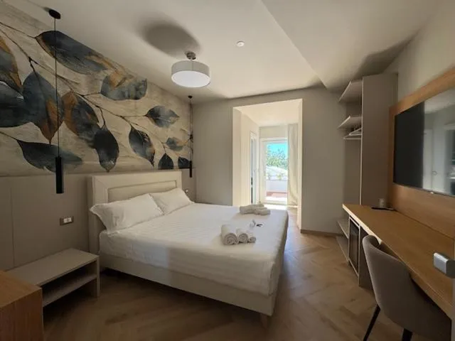 Bed in La Locanda Del Pontefice - Luxury Country House