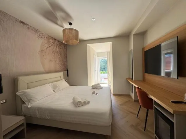 Bed in La Locanda Del Pontefice - Luxury Country House