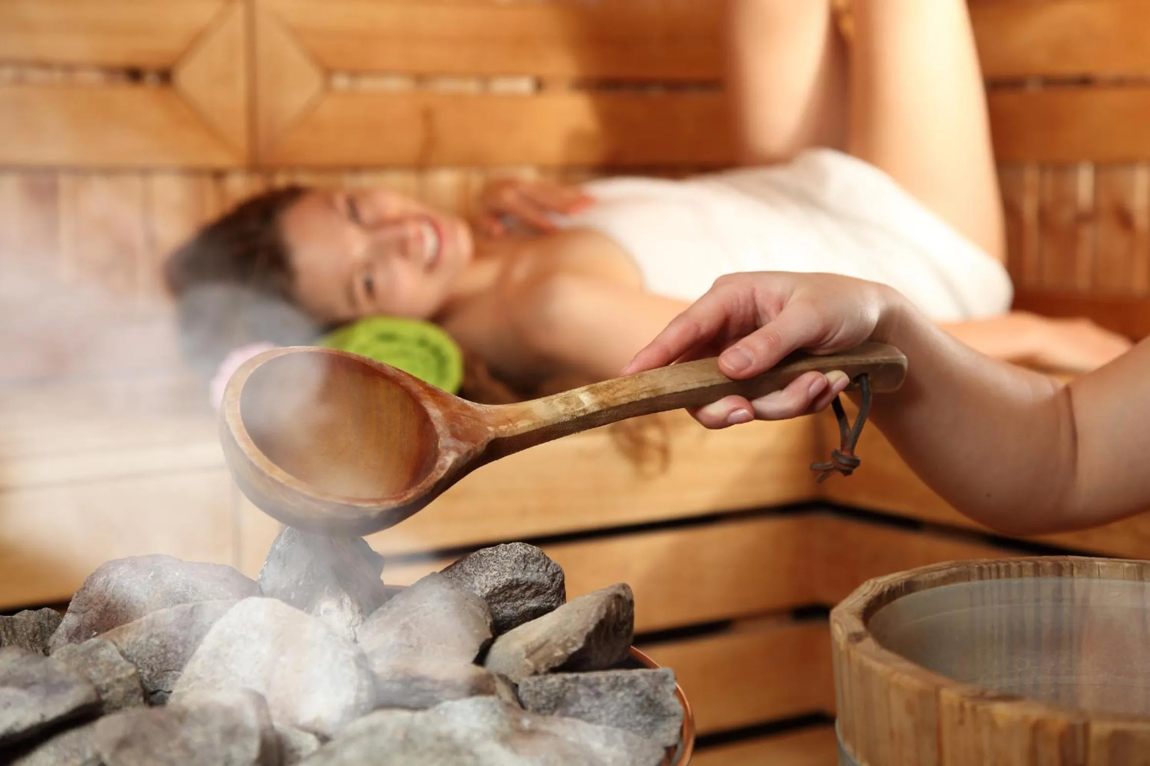 Sauna in Pension Tirol