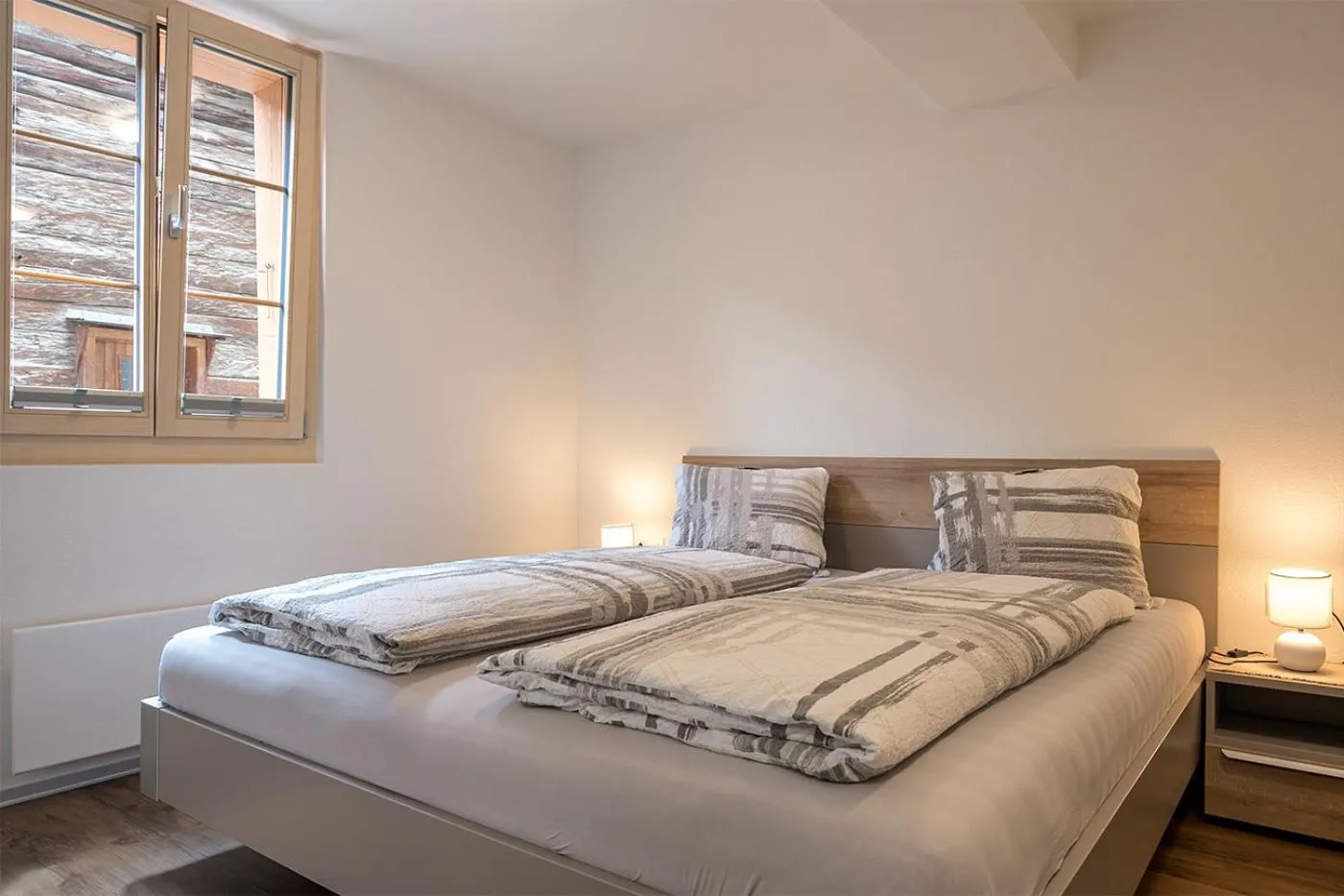 Bed in Hotel-Restaurant Drei Tannen